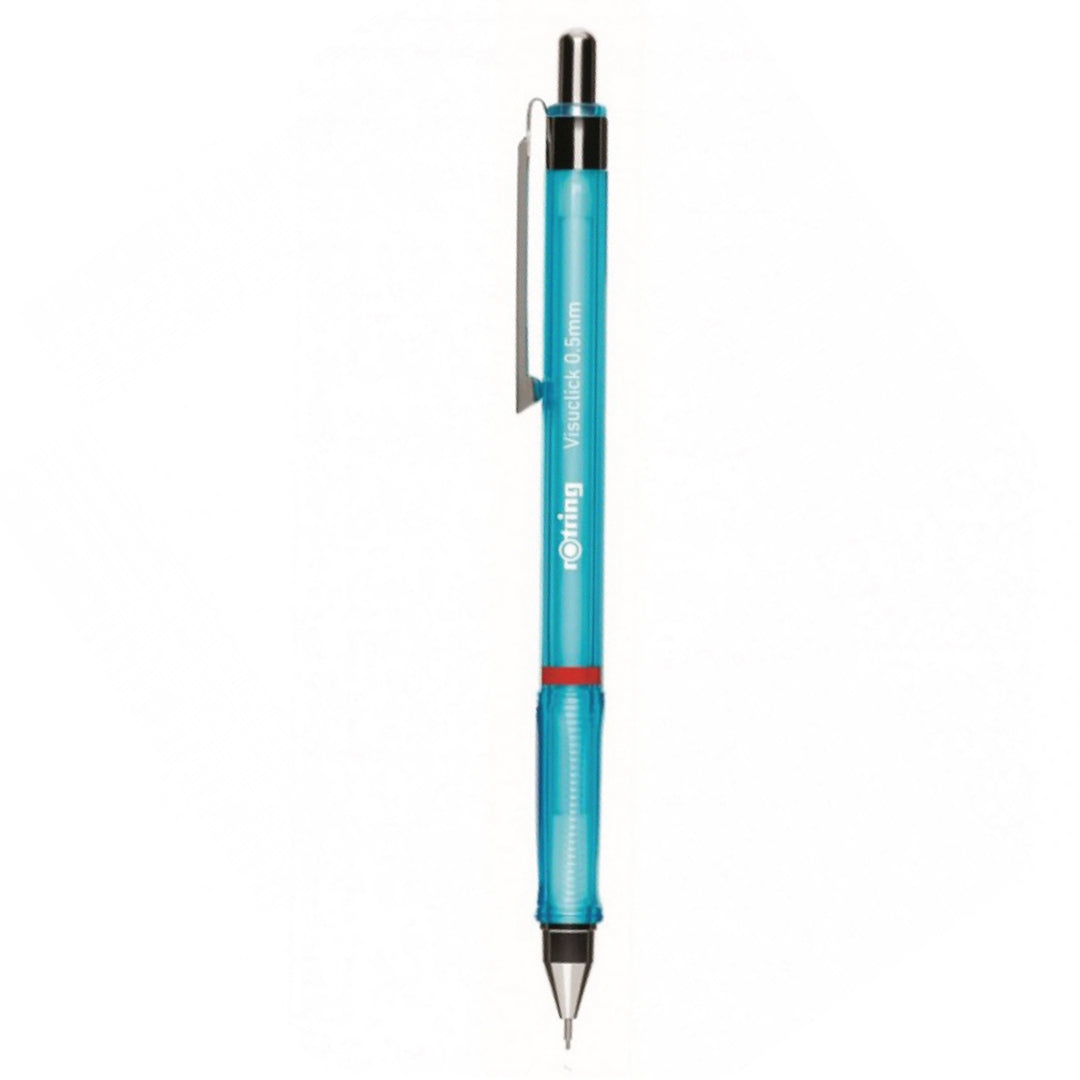 Rotring | Visuclick | Mechanical Pencil | 0.5 Mm | Blue | 24 HB Leads Rotring
