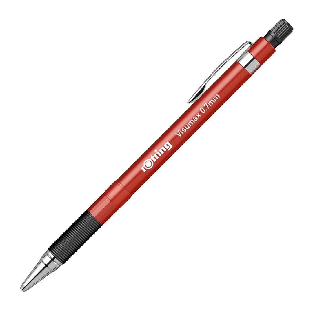 Rotring | Visumax | Mechanical Pencil | 0.7 mm | 2B Lead | Red Rotring