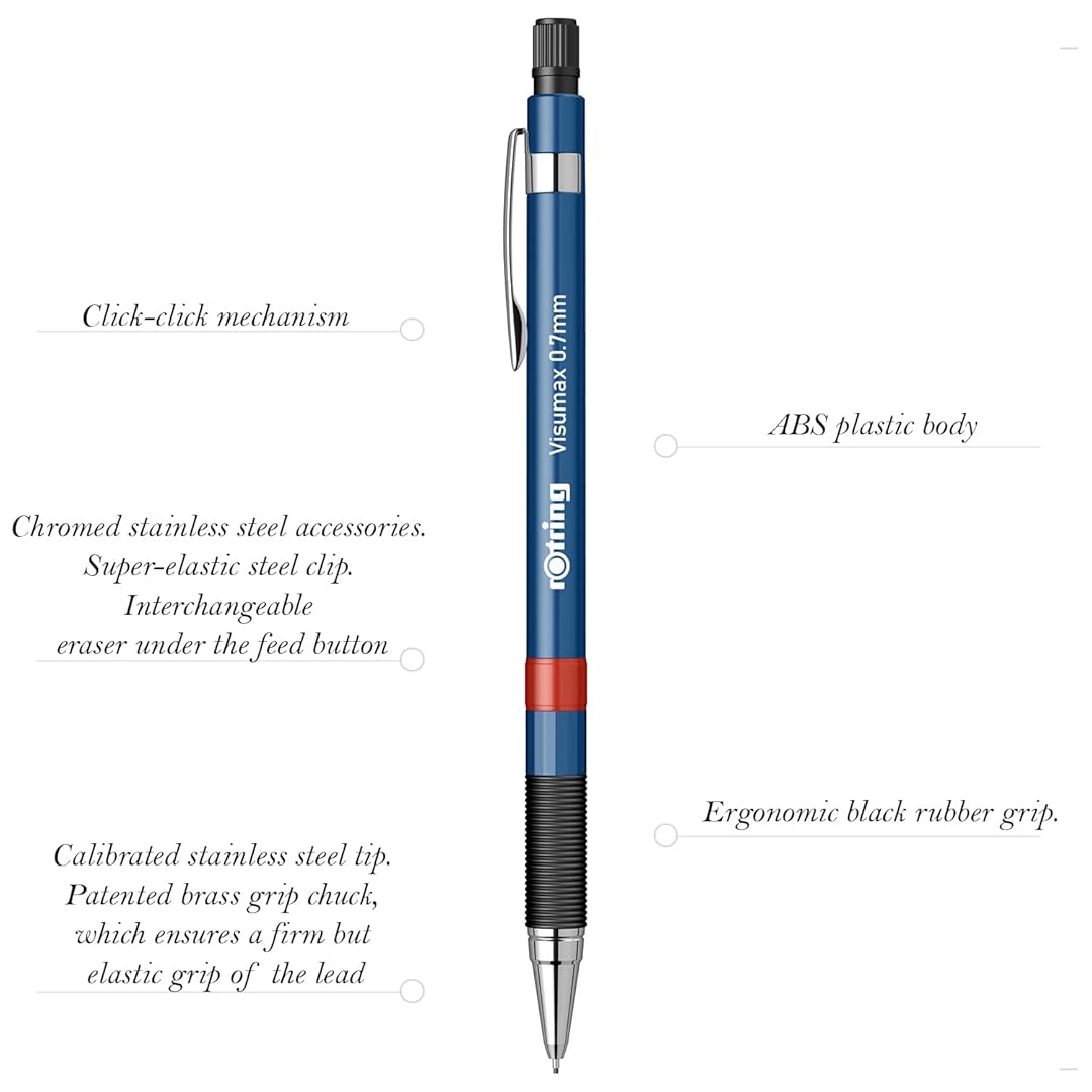 Rotring | Visumax | Mechanical Pencil | 0.7 mm | Dark Blue Rotring