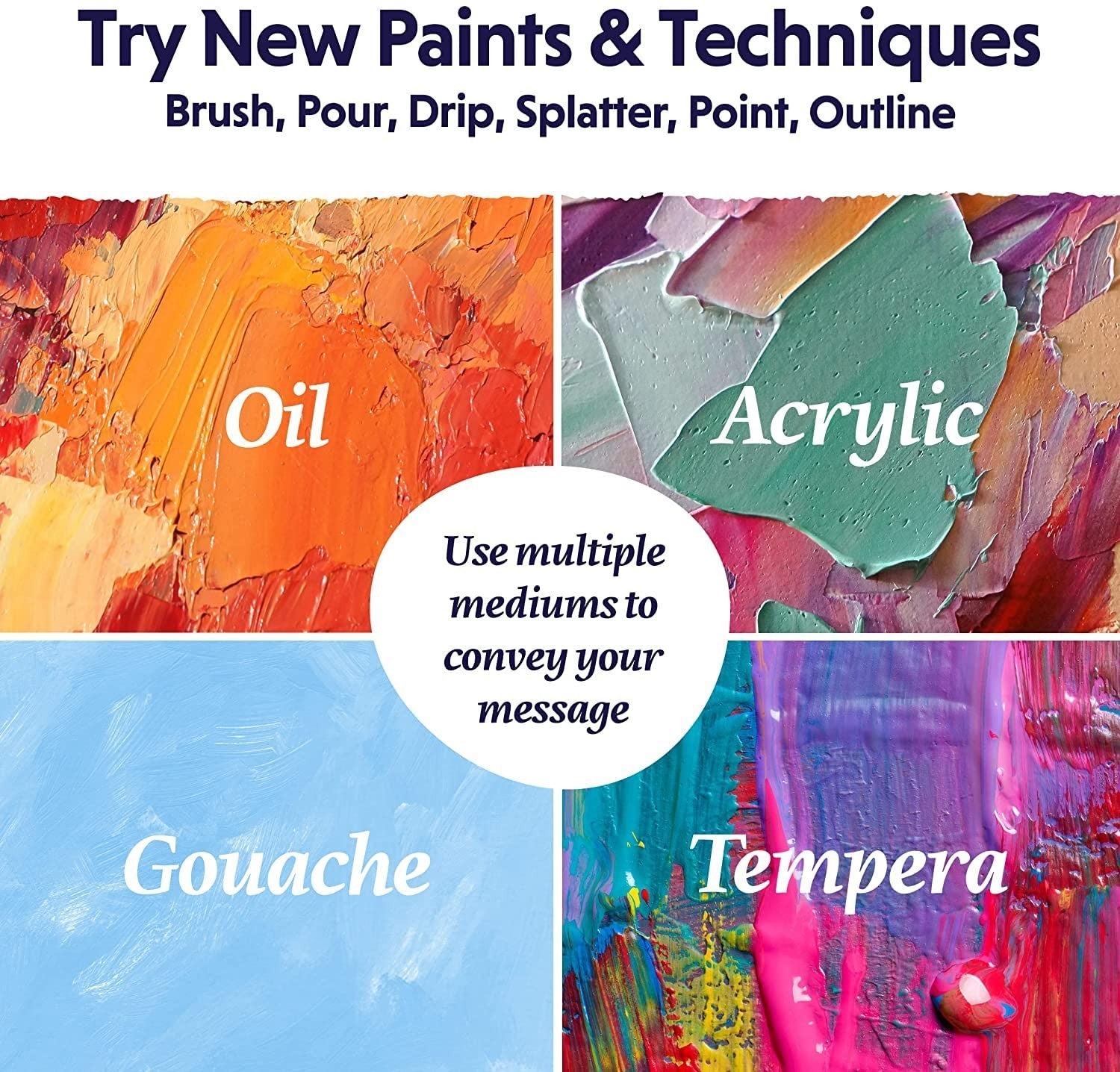 Roy Stretched Canvas for Multiple Mediums