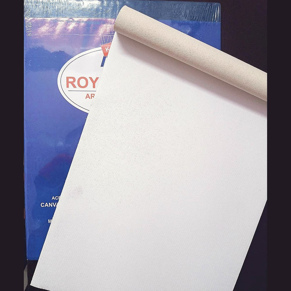 Open view of canvas sheets from Roy White Canvas Pad