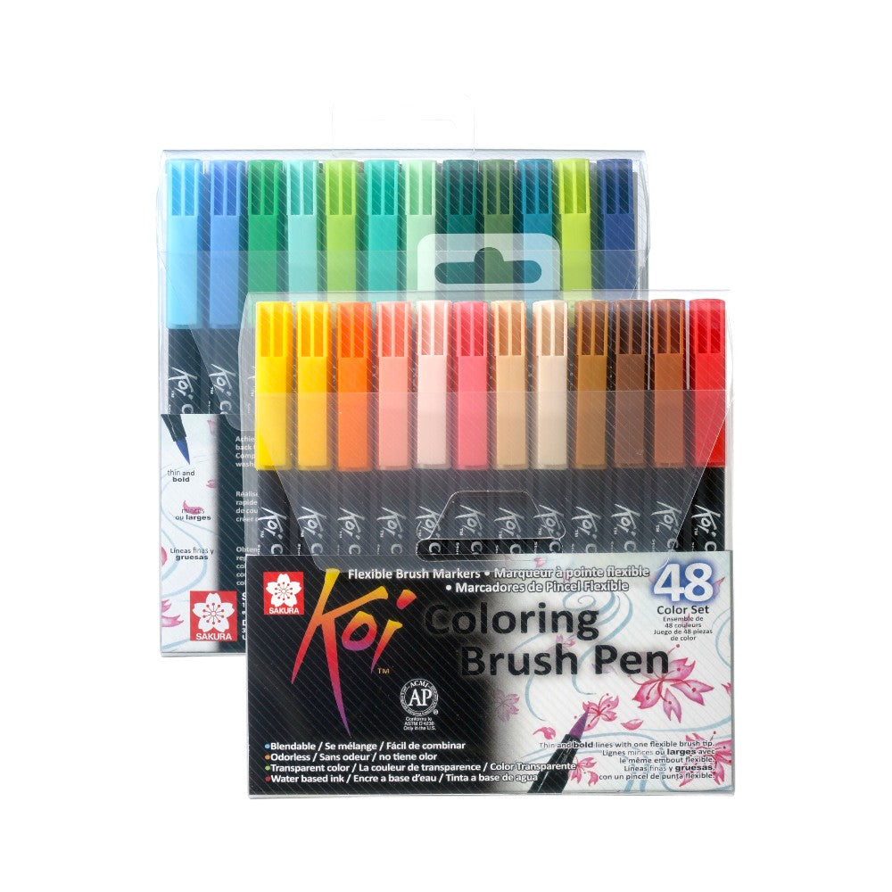 Sakura Koi Coloring Brush Pen Set - Choose Size & Shades