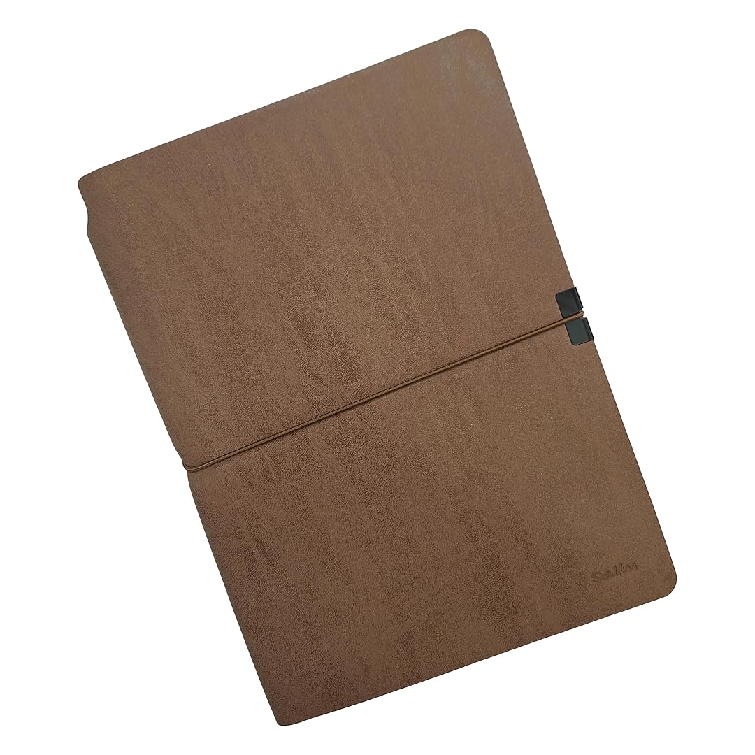 Scrikss | A5 Size | Premium Notebook | Mink Faux Leather Paperback Cover | Ruled Scrikss