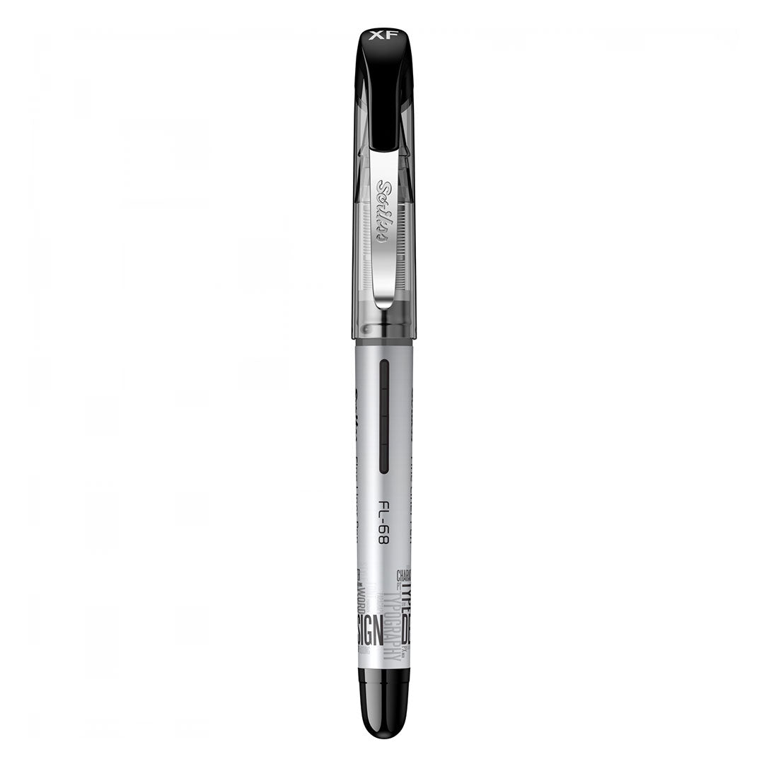 Scrikss | Fl-68 | Fineliner 0.6mm | Box Of 12 | Black Scrikss