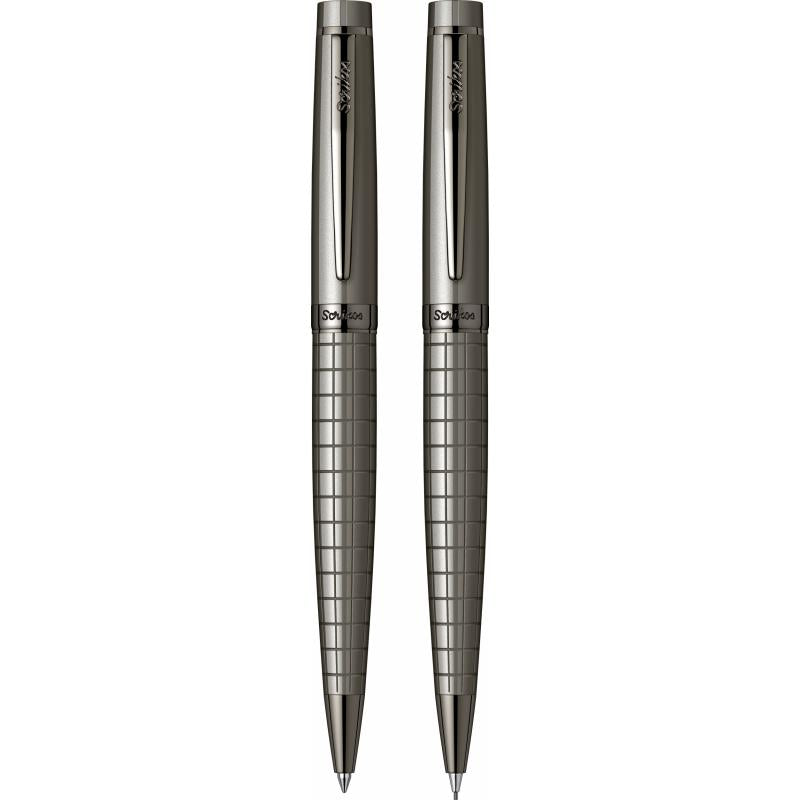 Scrikss | Honour 38 | Ball Point & 0.7mm Mechanical Pencil  Set | Carbon Grey Scrikss