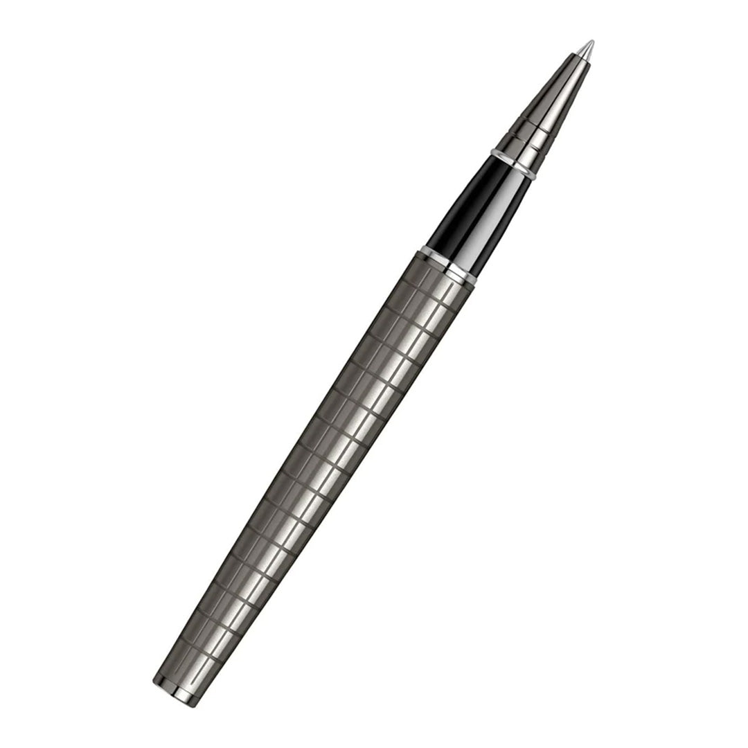 Scrikss | Honour 38 | Carbon Grey | Roller Pen | Chrome Plated Trims Scrikss