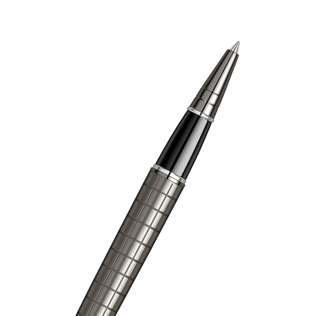 Scrikss | Honour 38 | Carbon Grey | Roller Pen | Chrome Plated Trims Scrikss