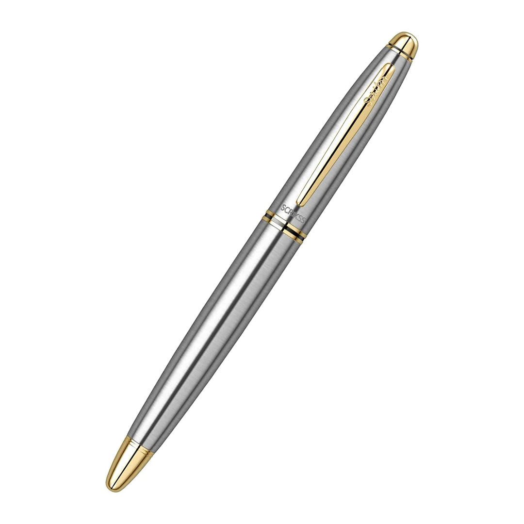 Scrikss | Knight 88 | Satin SS | Fountain Ink Pen | Medium Nib Scrikss