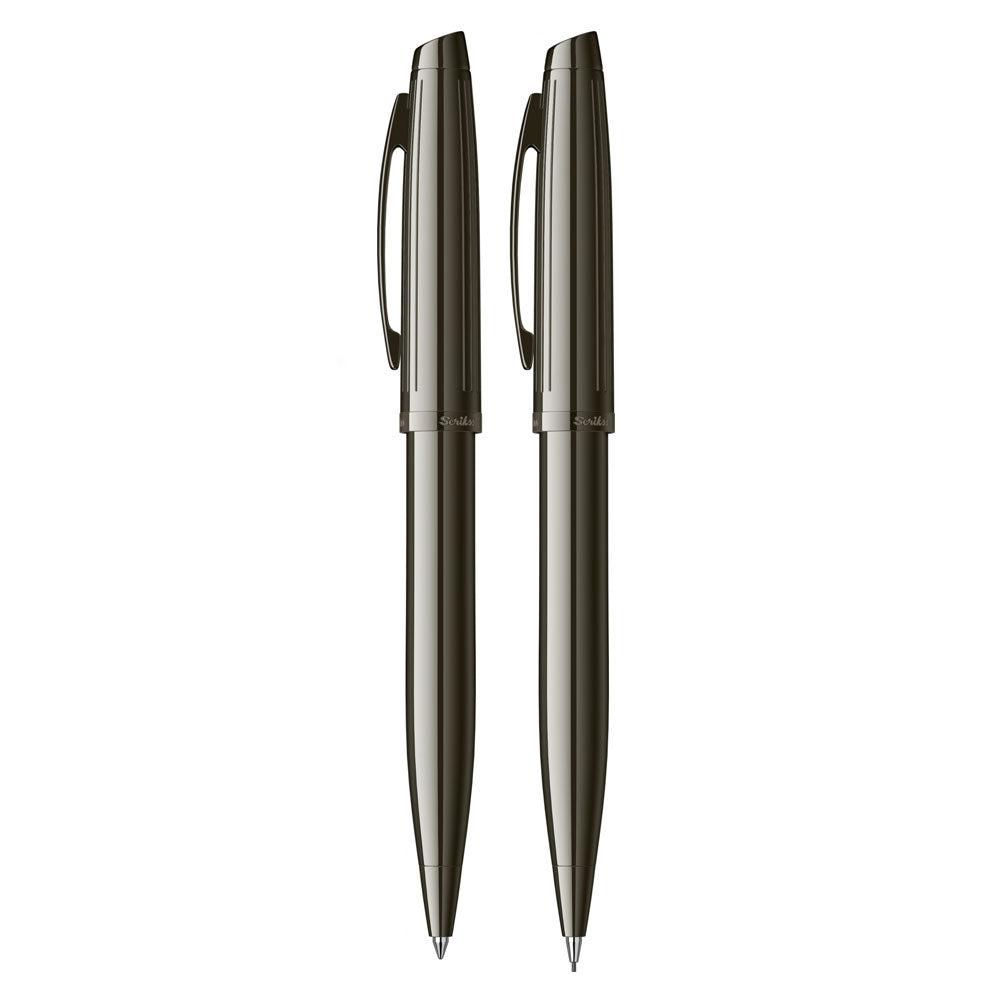 Scrikss | Oscar 39 | Ball Point & 0.7mm Mechanical Pencil  Set | Titanium Scrikss
