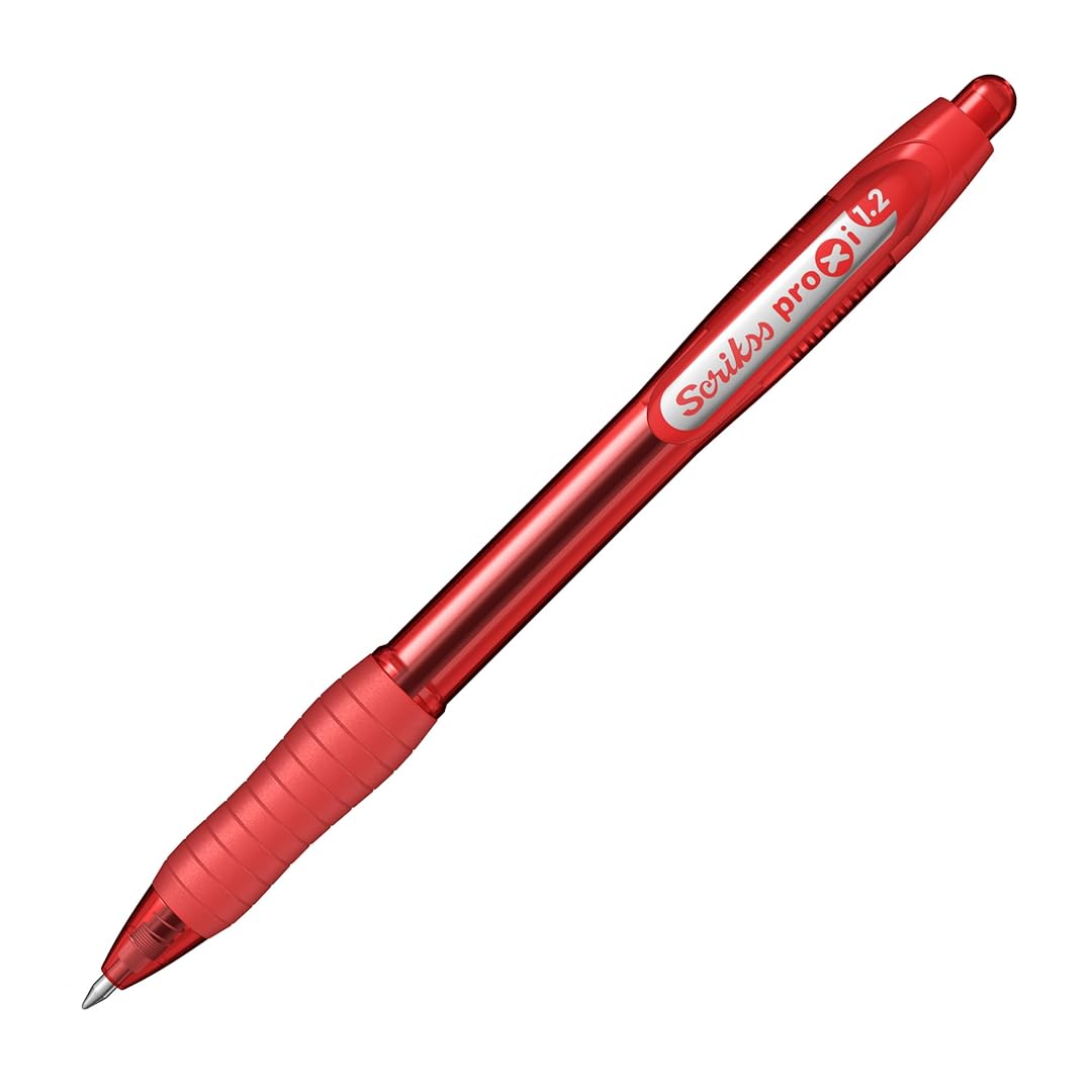 Scrikss | Proxi Series | Ball Point Pen | 12 Red Barrel Scrikss