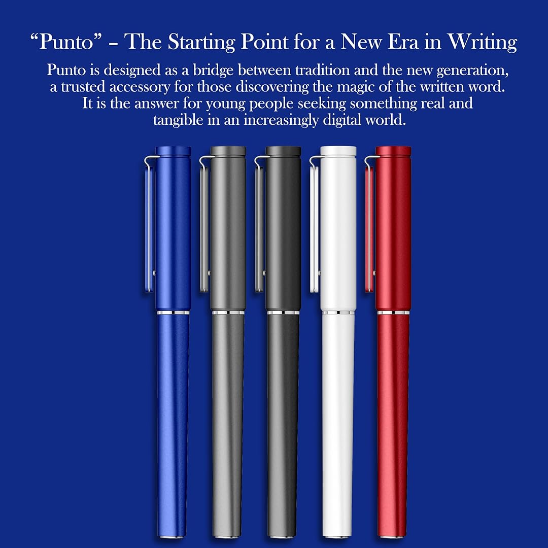 Scrikss | Punto Series | Fountain Pen | Medium Nib | Blue Scrikss