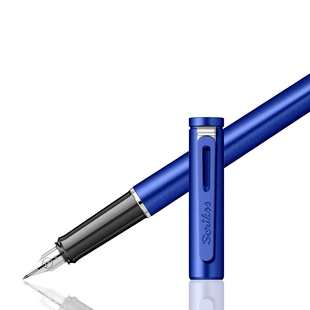 Scrikss | Punto Series | Fountain Pen | Medium Nib | Blue Scrikss