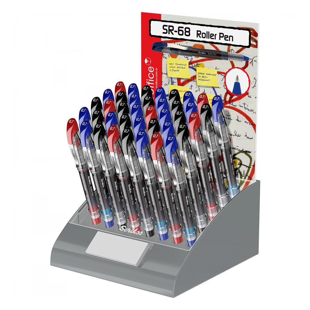 Scrikss | SR-68 | Rollerball Ink Pen 0.7mm | Black Scrikss