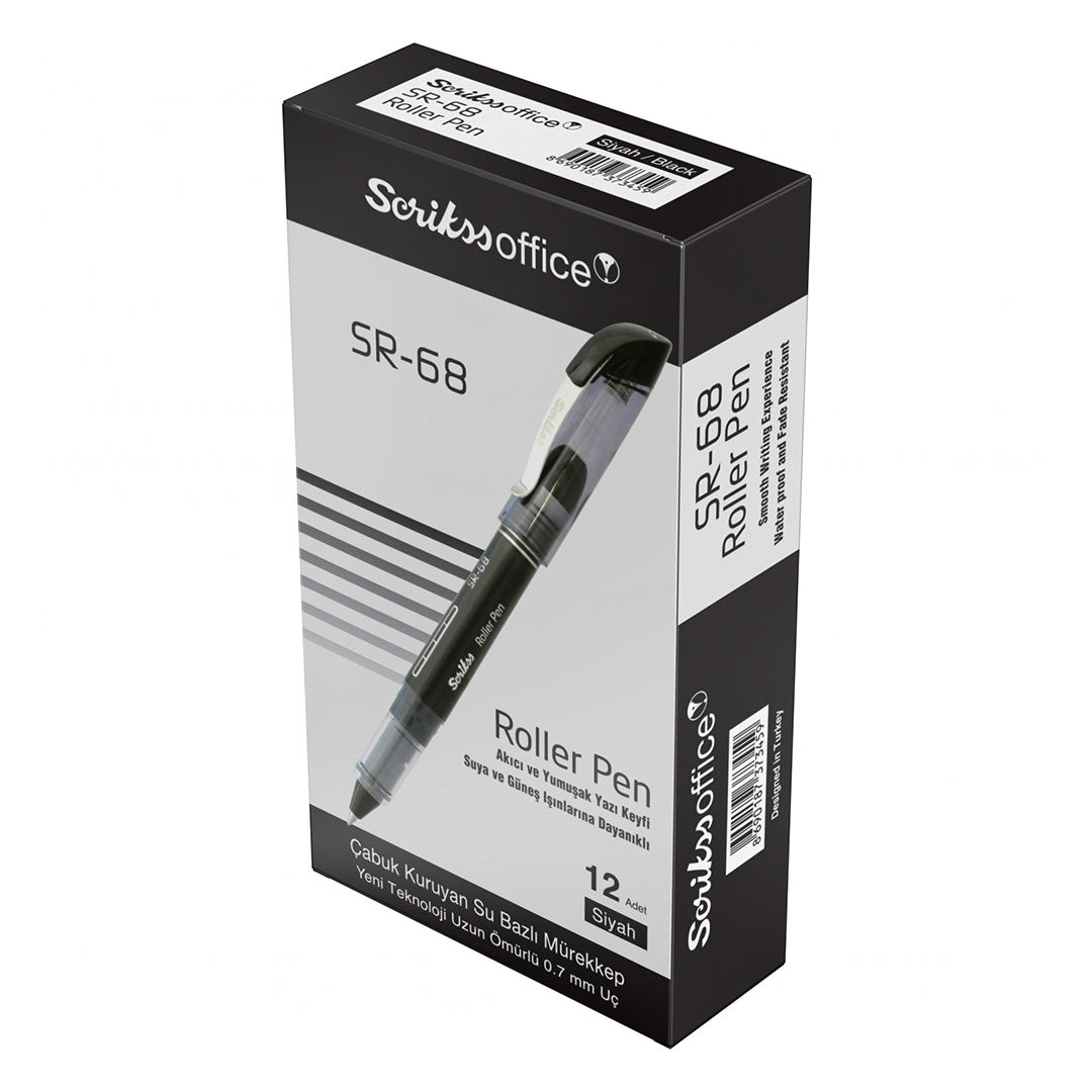Scrikss | SR-68 | Rollerball Ink Pen 0.7mm | Black Scrikss