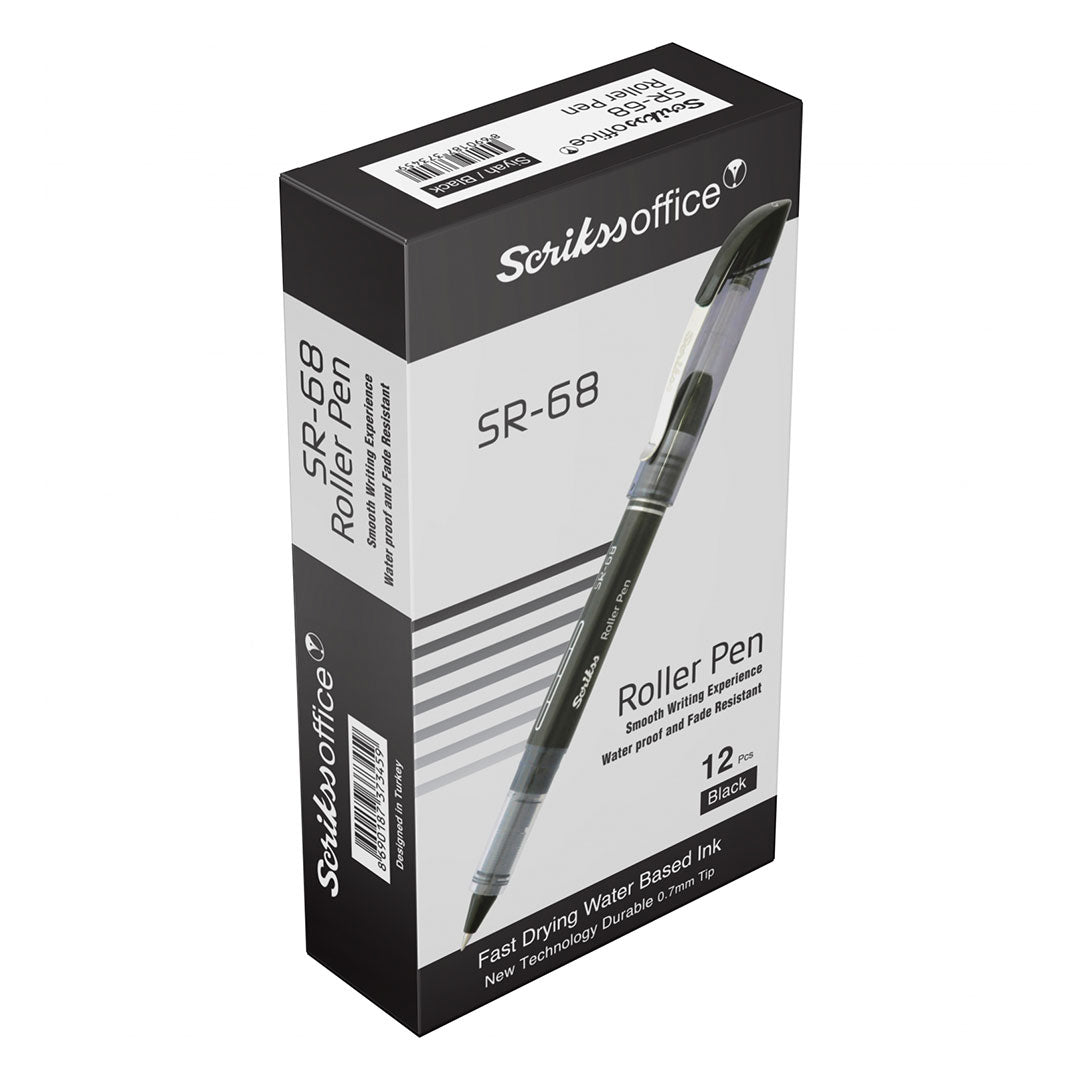 Scrikss | SR-68 | Rollerball Ink Pen 0.7mm | Black Scrikss