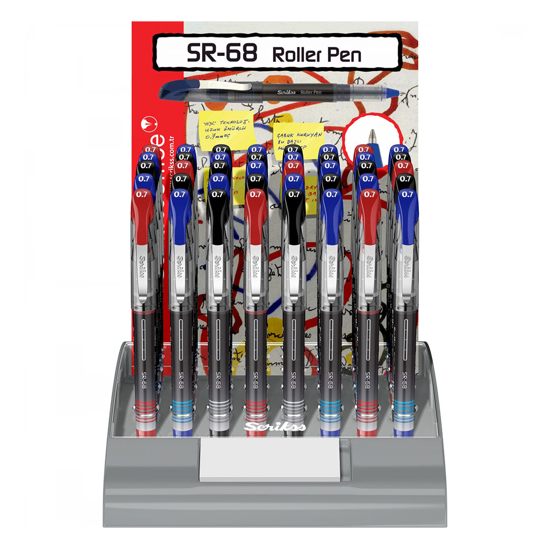 Scrikss | SR-68 | Rollerball Ink Pen 0.7mm | Red Scrikss