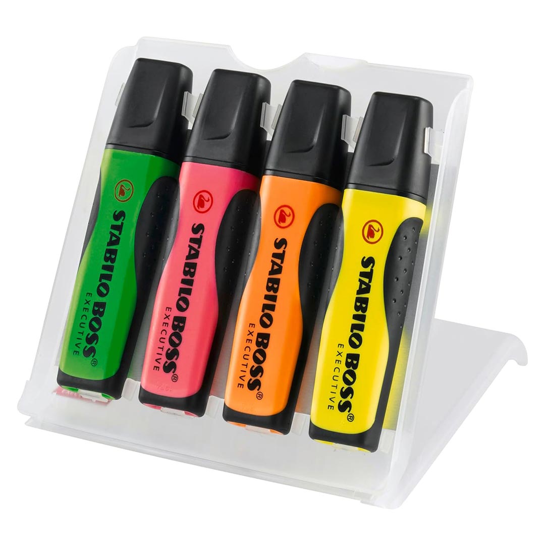Stabilo | Boss Executive | Highlighter | Pack of 4 Stabilo