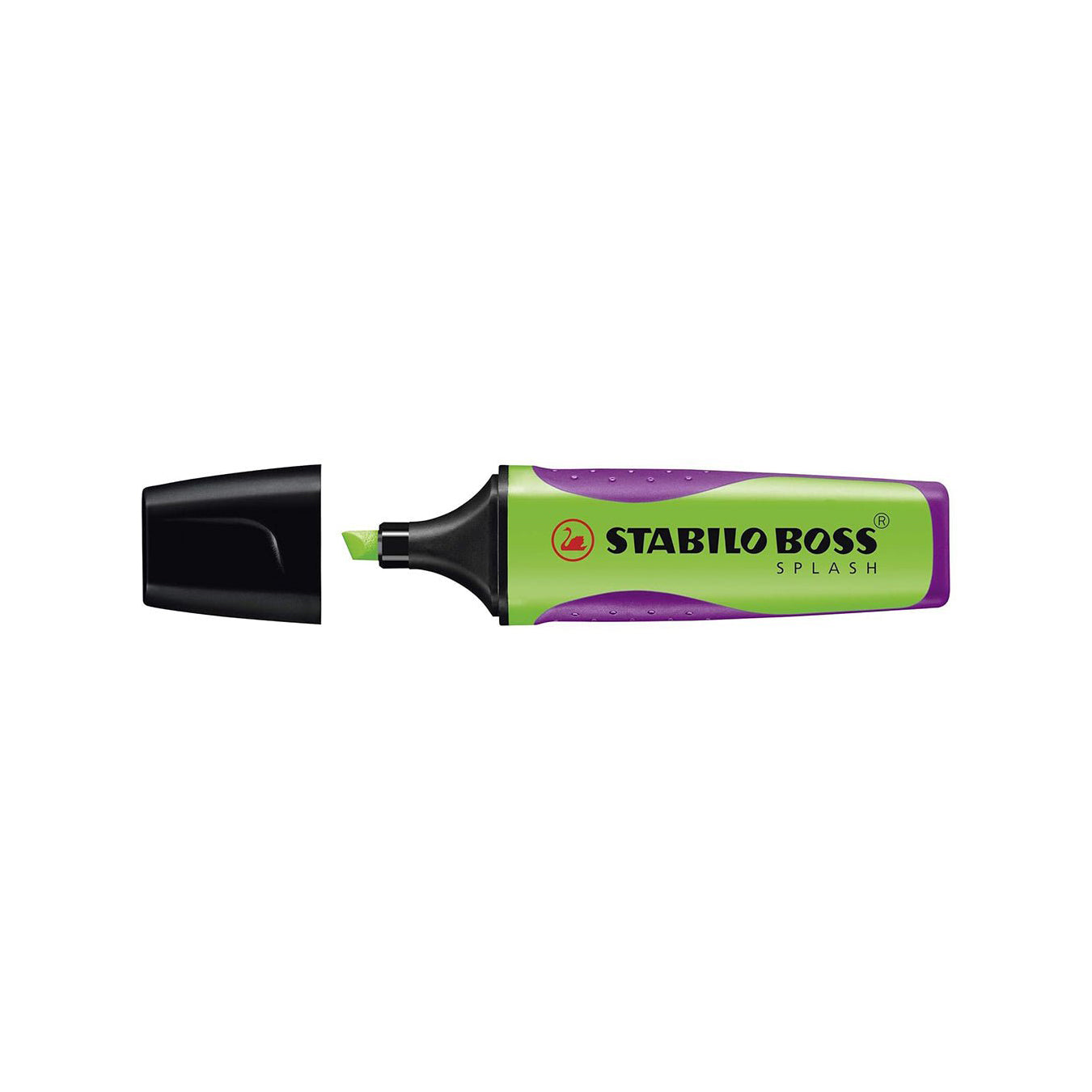 Stabilo | Boss Highlighter Pen| Splash Series | Fluorescent Green | 1 Piece Stabilo
