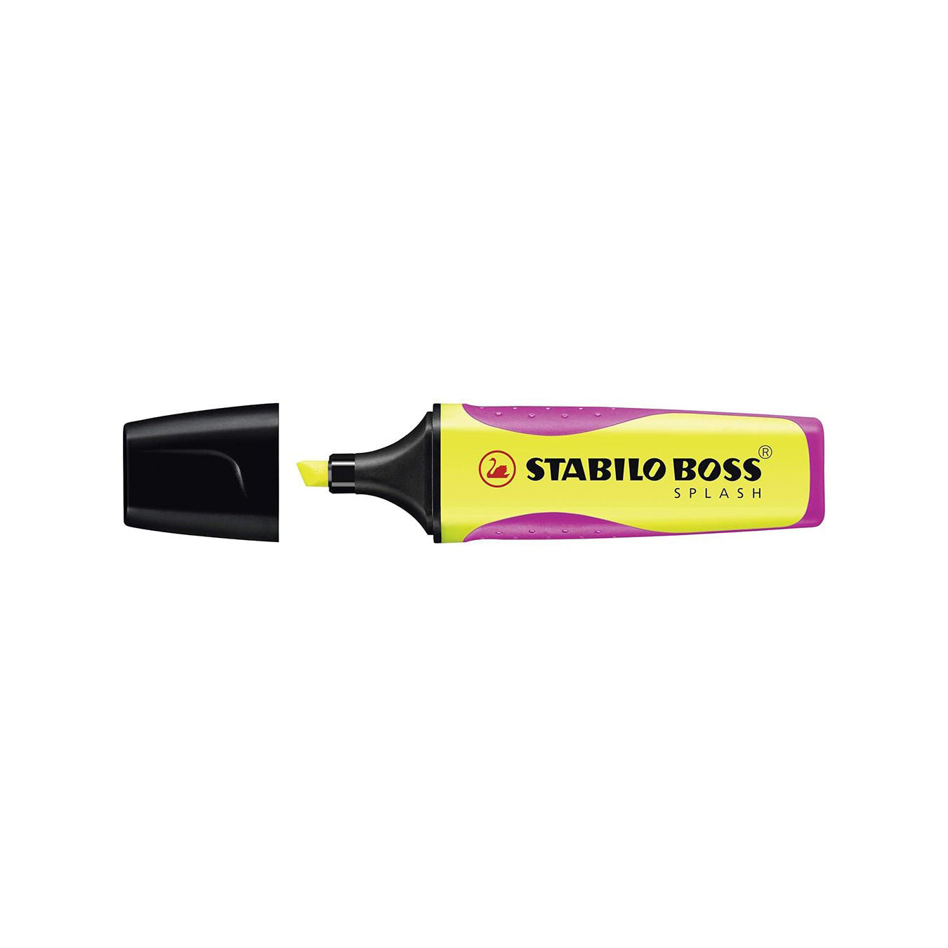 Stabilo | Boss Highlighter Pen| Splash Series | Fluorescent Yellow | 1 Piece Stabilo