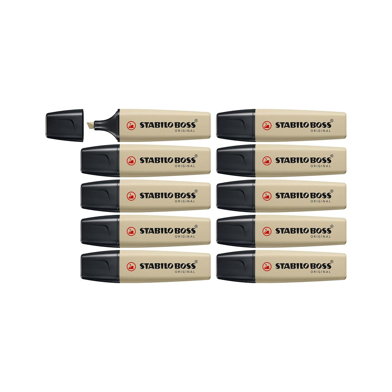 STABILO BOSS ORIGINAL NatureCOLORS Highlighter - Mud Green (10 PCS) Stabilo