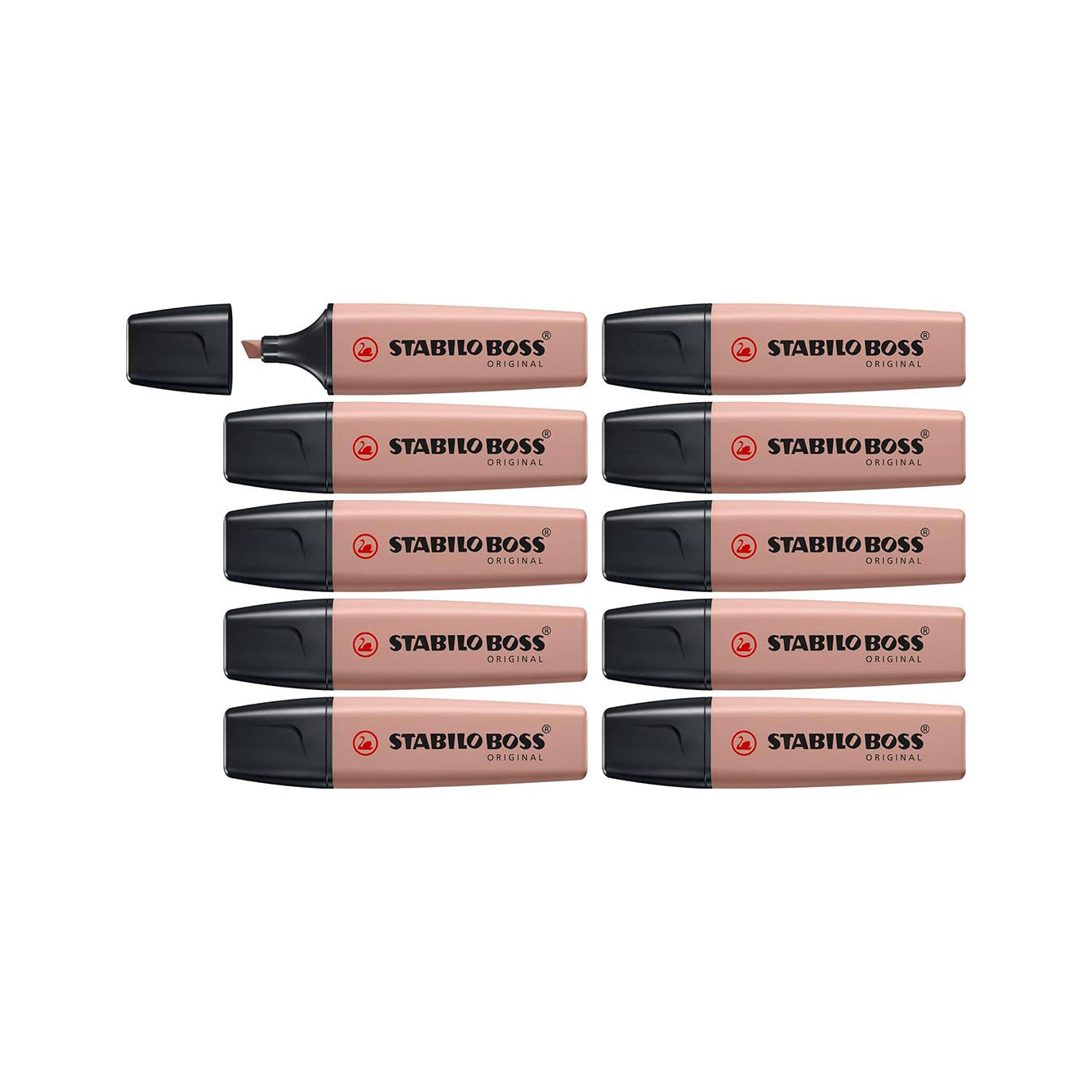 STABILO BOSS ORIGINAL NatureCOLORS Highlighter - Umber (10 PCS) Stabilo
