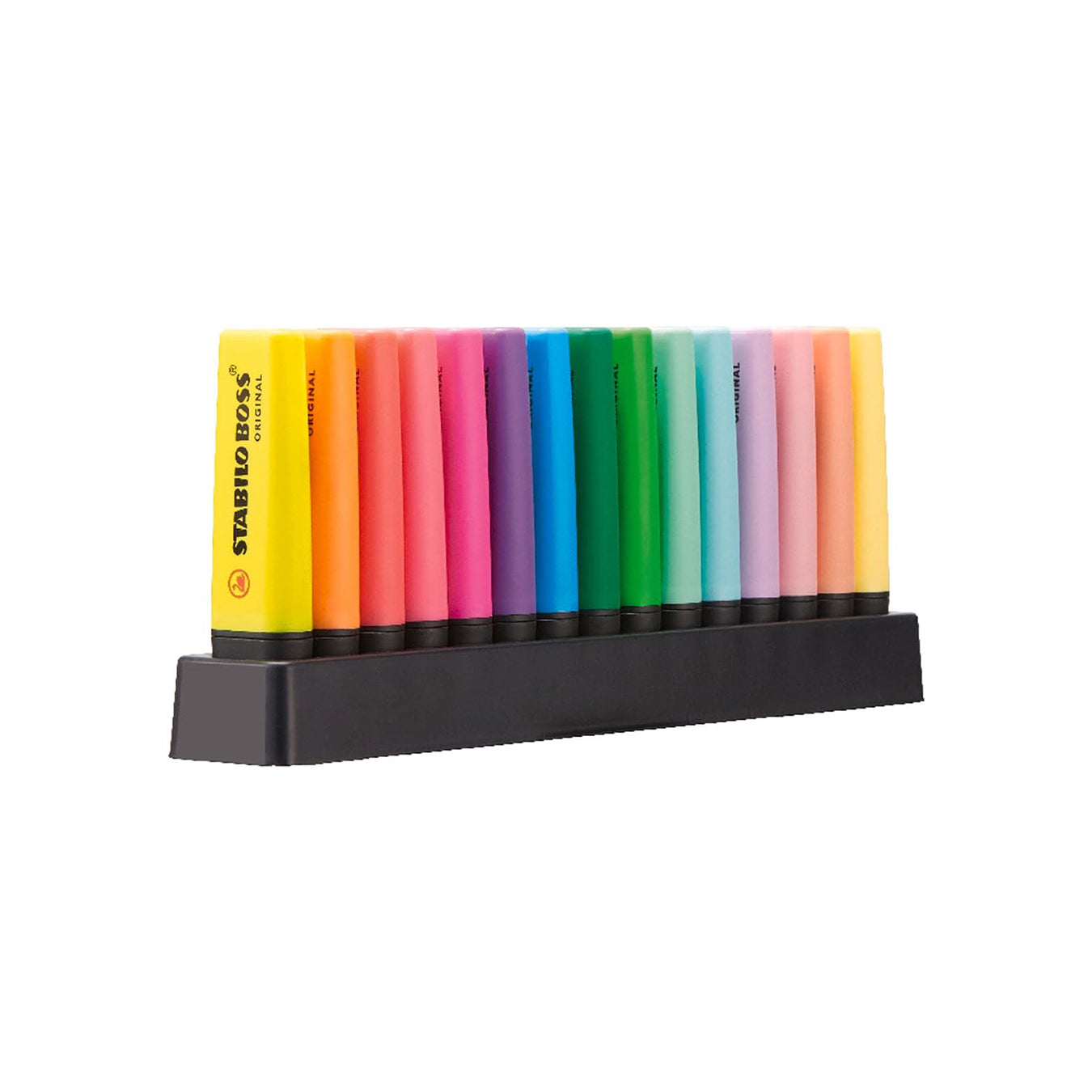STABILO BOSS Original Multicolored Highlighter - Set of 15 Stabilo