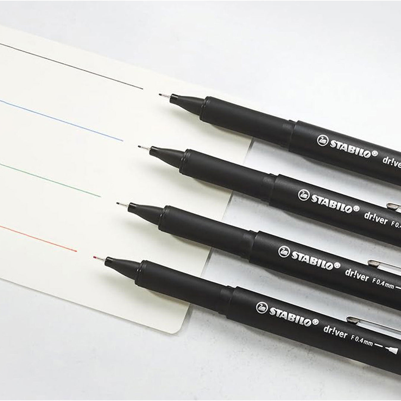 Stabilo | dr!ver Series | Premium Fineliner | 0.4mm | Fine | Green Stabilo