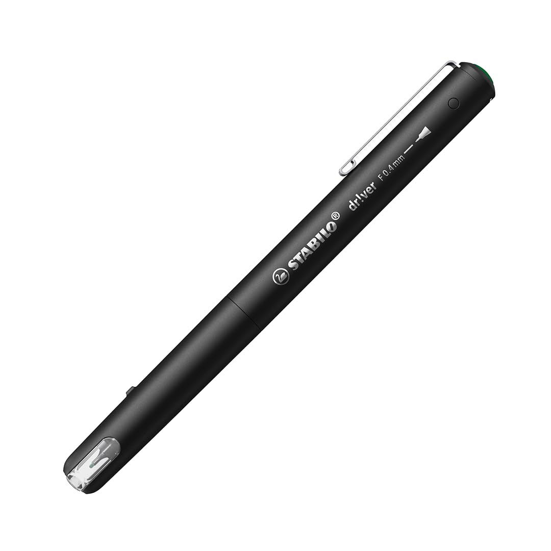 Stabilo | dr!ver Series | Premium Fineliner | 0.4mm | Fine | Green Stabilo