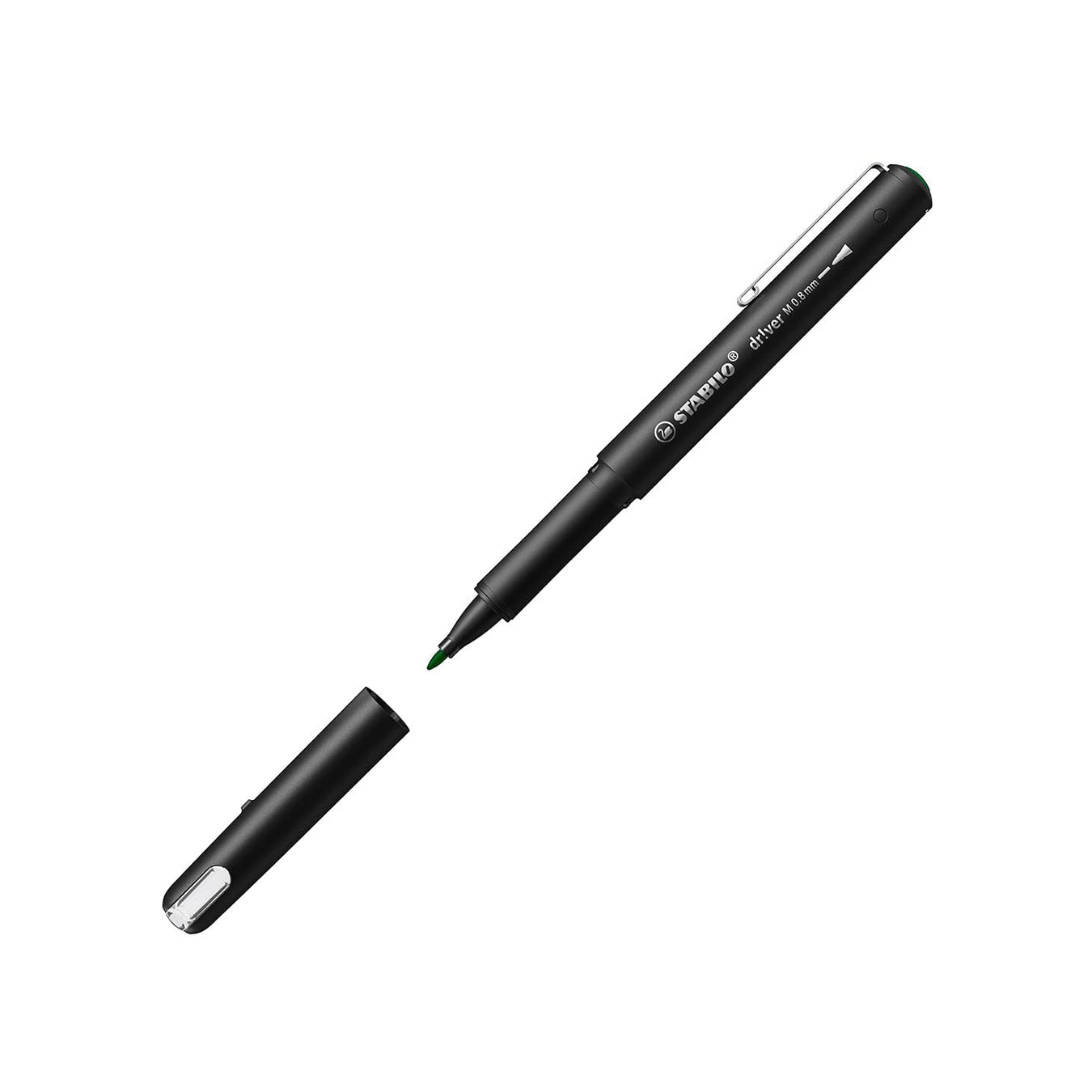 Stabilo | dr!ver Series | Premium Fineliner | 0.8mm | Medium | Green Stabilo