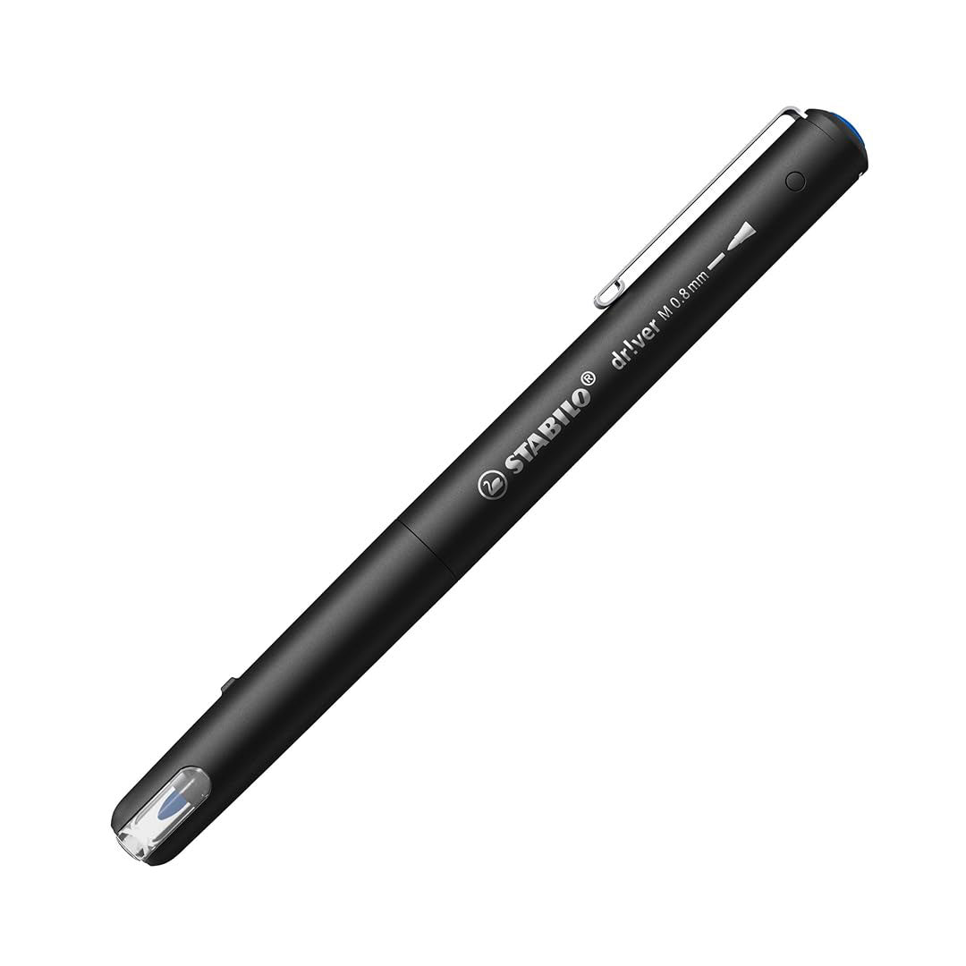 Stabilo dr!ver Premium Fineliner Blue – Medium Nib, Pack of 5 Stabilo