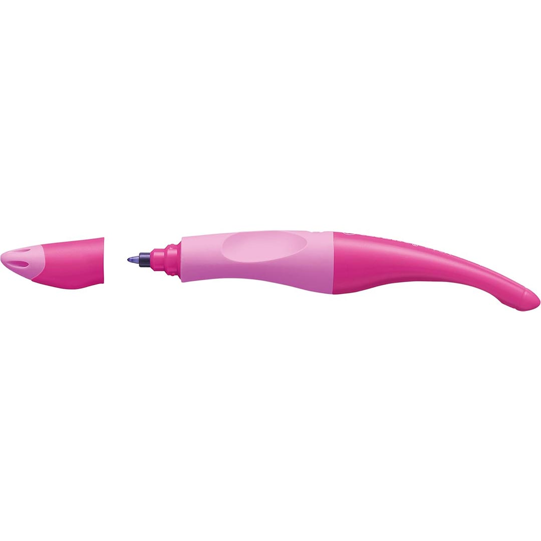 Stabilo | Easy Original | Pastel | Roller Ball Pen | Right Handed | Light & Dark Pink | Pack of 1 Stabilo