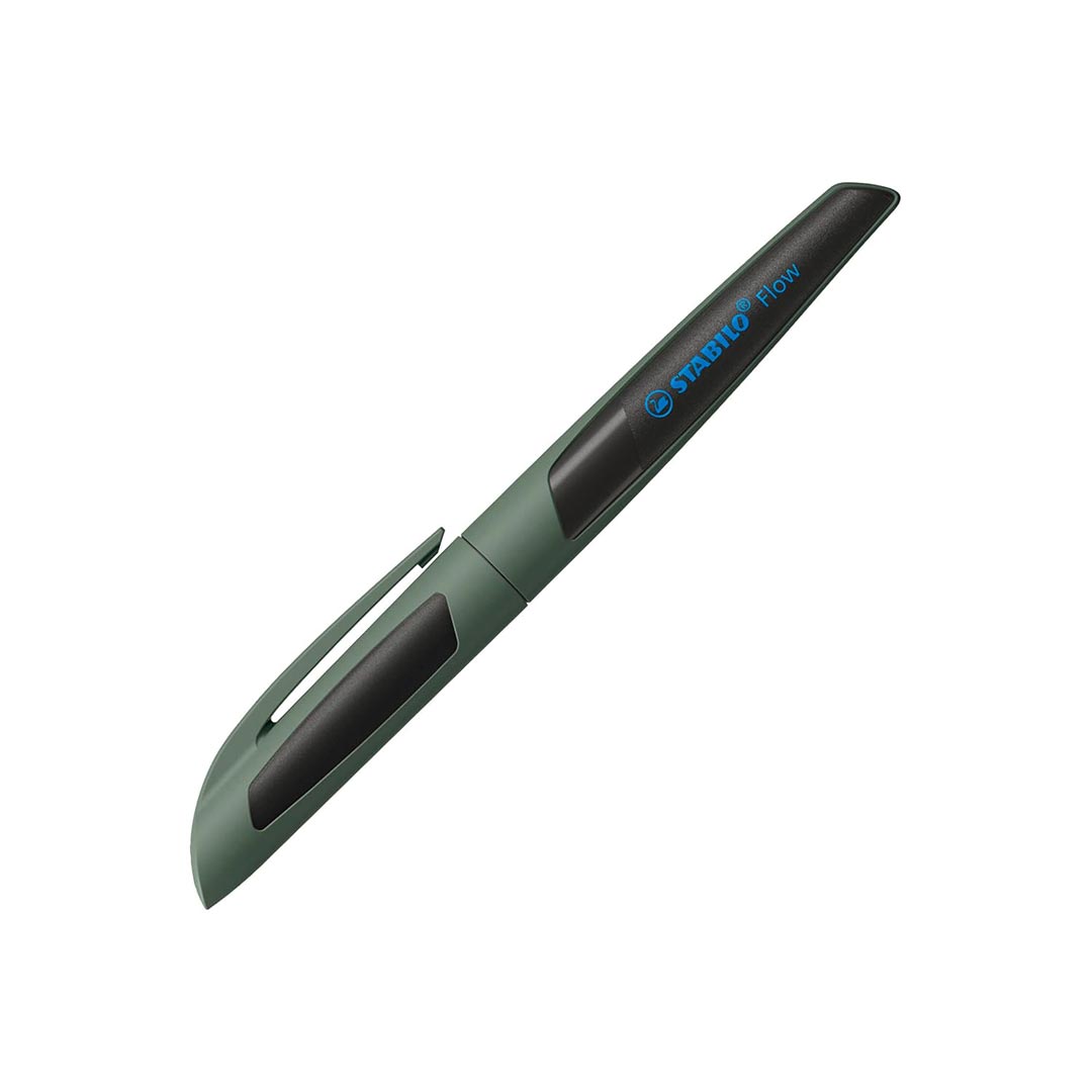 Stabilo | Flow | Ballpoint Pen | Forest | Pack of 1 | Including Blue Refill | 0.5mm Stabilo
