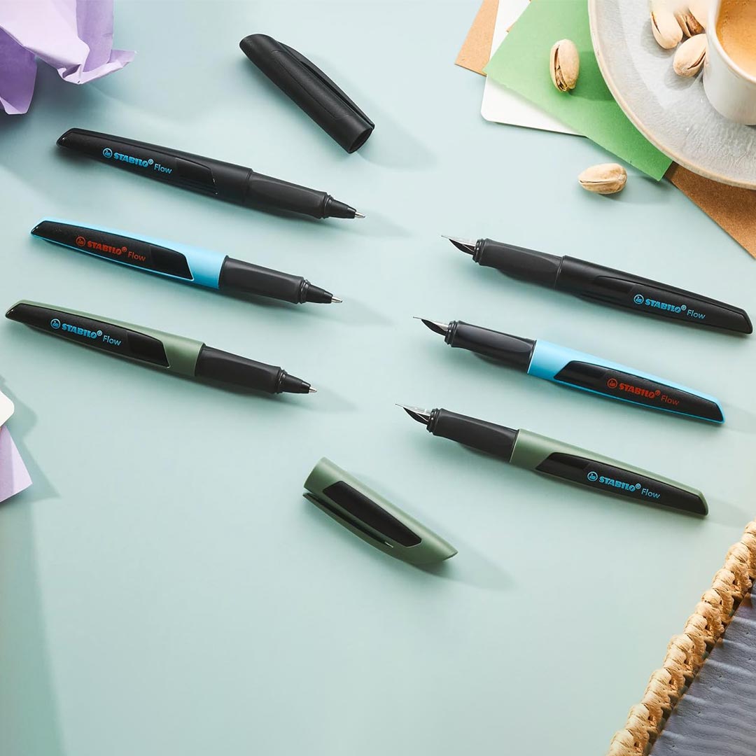 Stabilo | Flow | Ballpoint Pen | Light Blue Stabilo