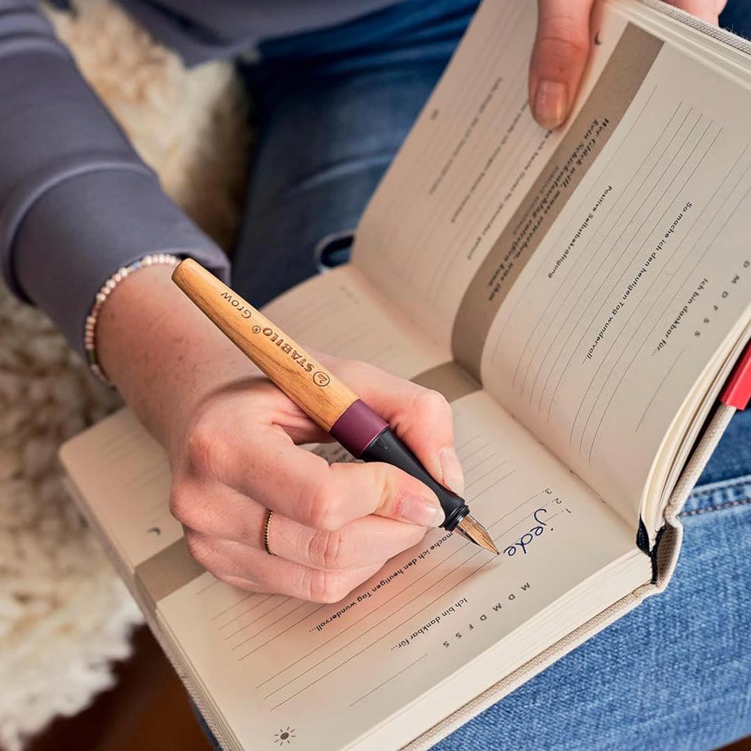 Stabilo | Fountain Pen | Grow | Climate Neutral | Plum Red Stabilo