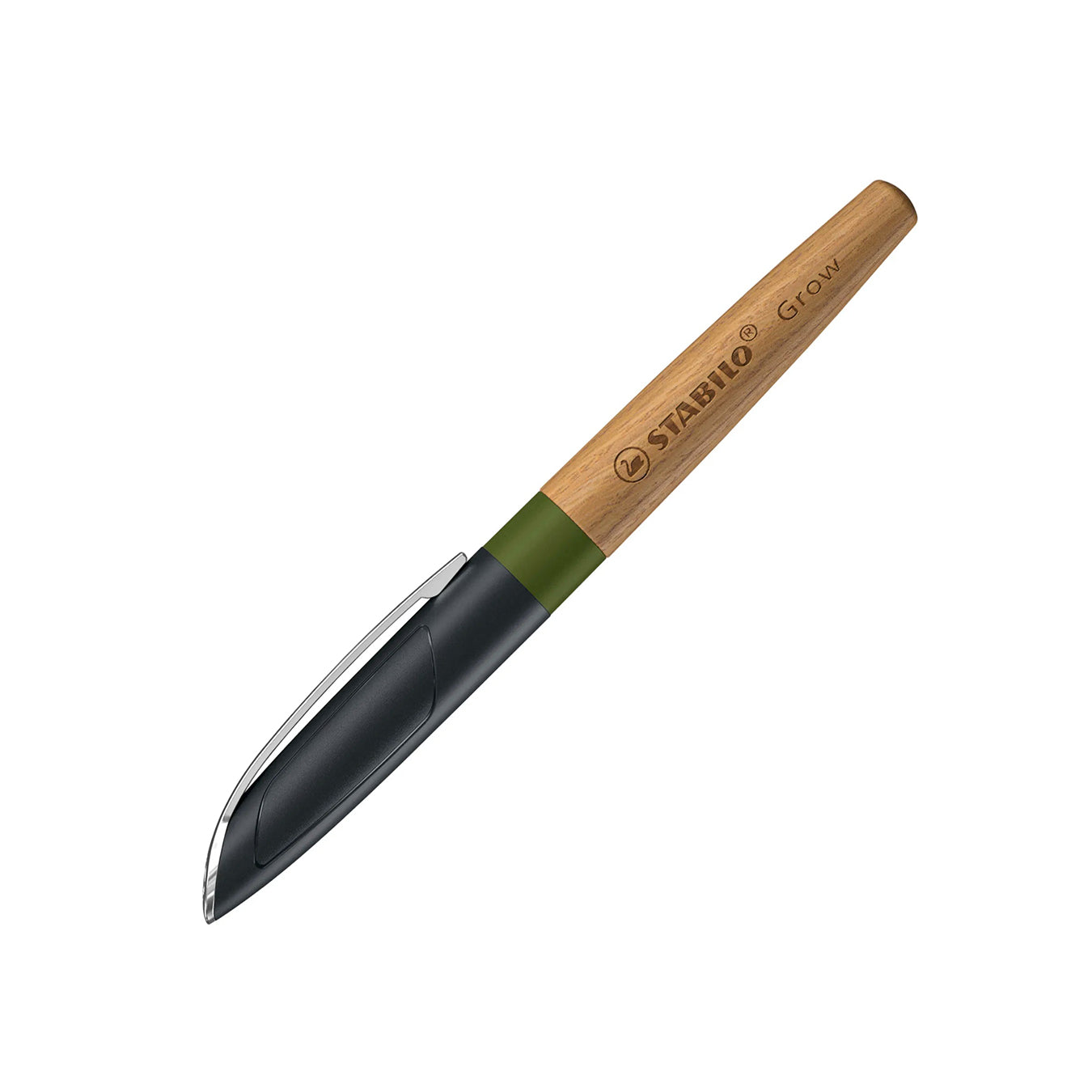 STABILO Grow Ballpoint Pen – Moss Green & Oak Stabilo
