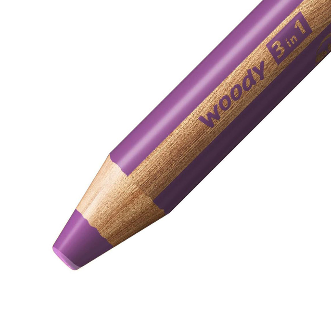Stabilo | Multi-Talented Pencil | Woody 3 In 1 Duo | Lilac | 1 Piece Stabilo