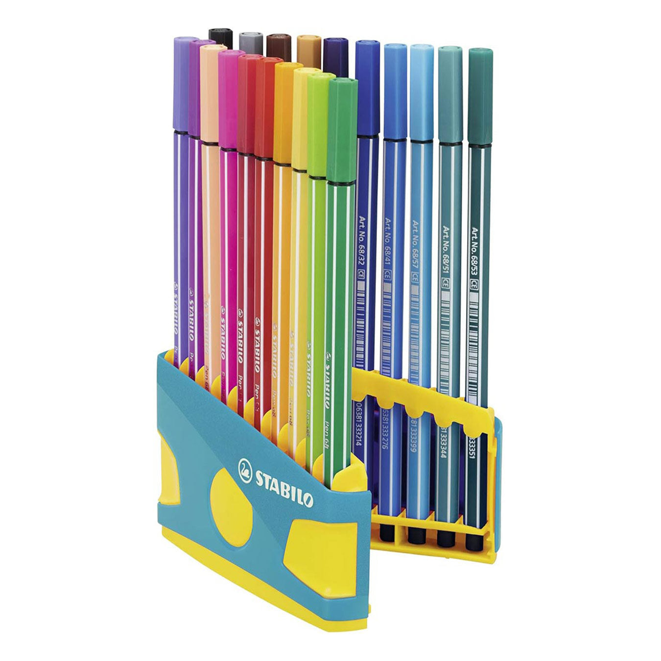 STABILO Pen 68 Sketch Pen - Set of 20 Colours Stabilo