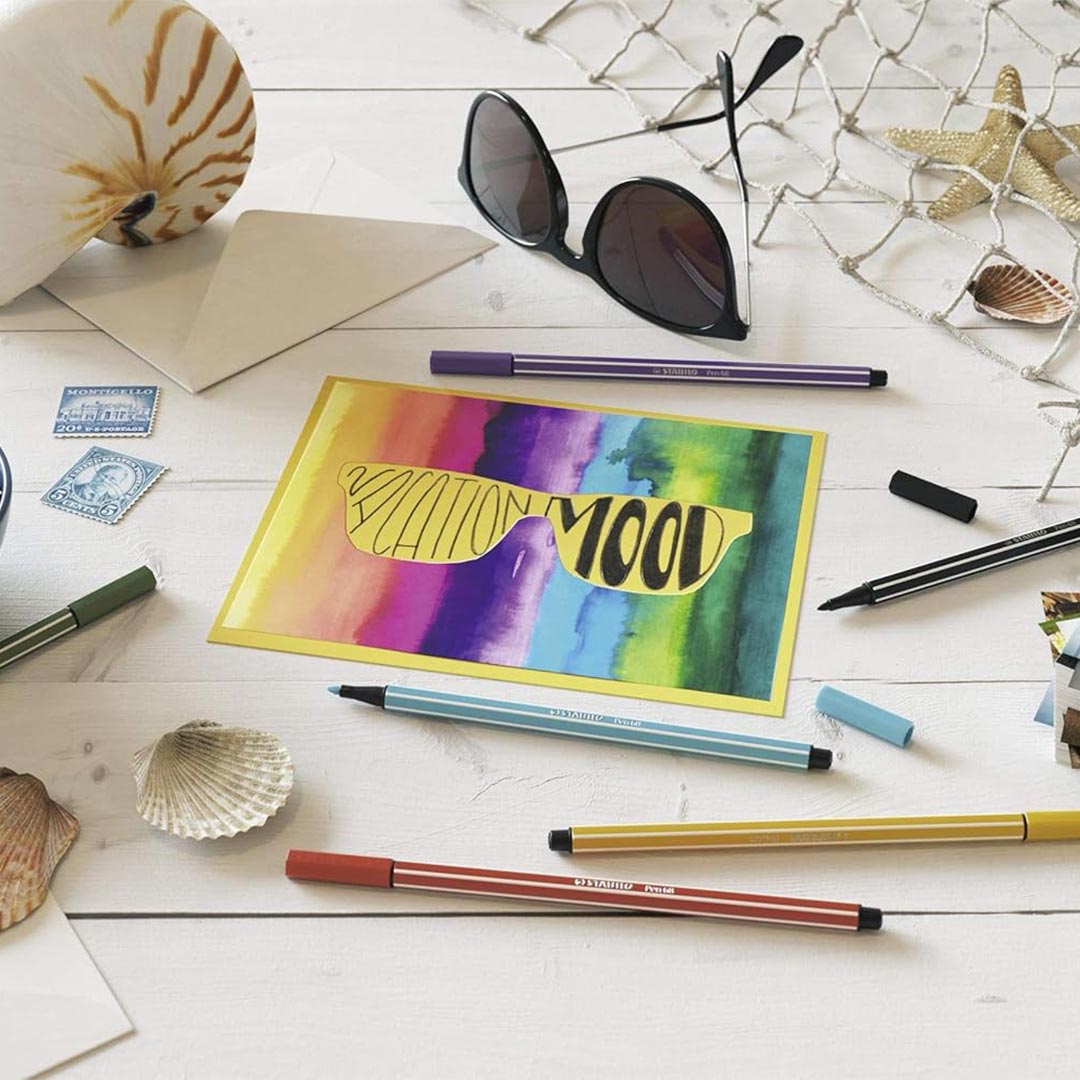 STABILO Pen 68 Sketch Pen - Set of 20 Colours Stabilo