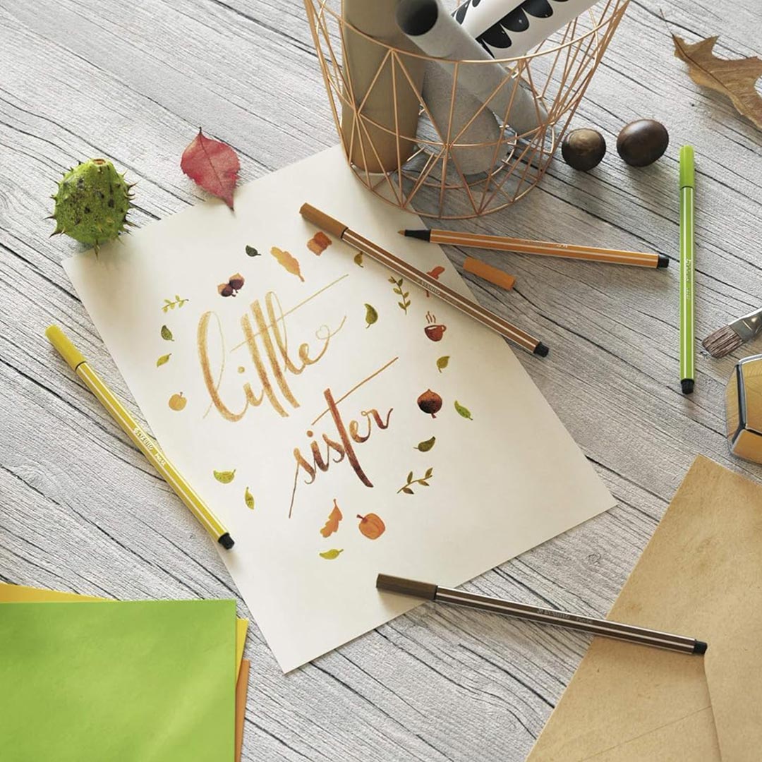 STABILO Pen 68 Sketch Pen - Set of 20 Colours Stabilo