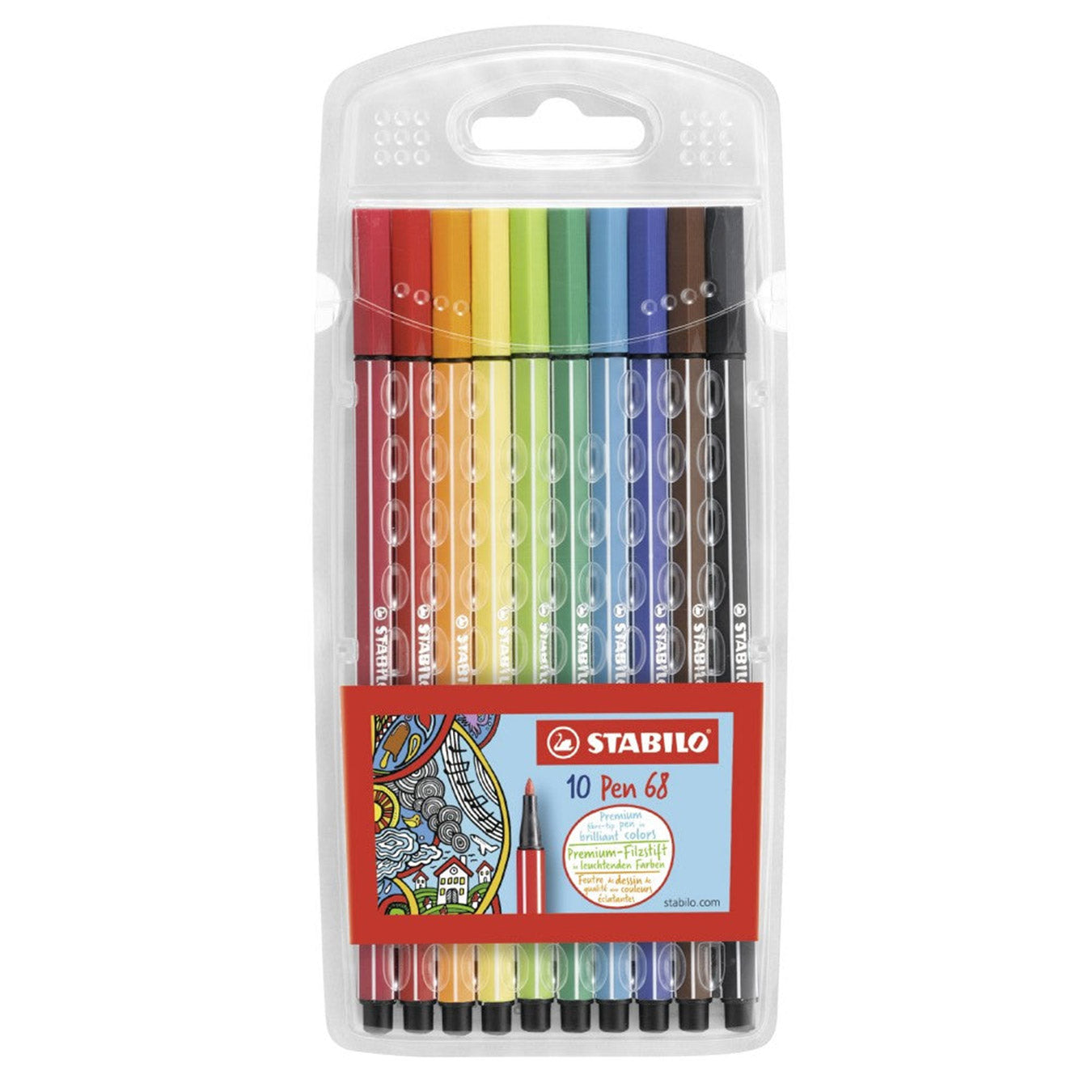 Stabilo | Pen 68 | Pack Of 10 Stabilo