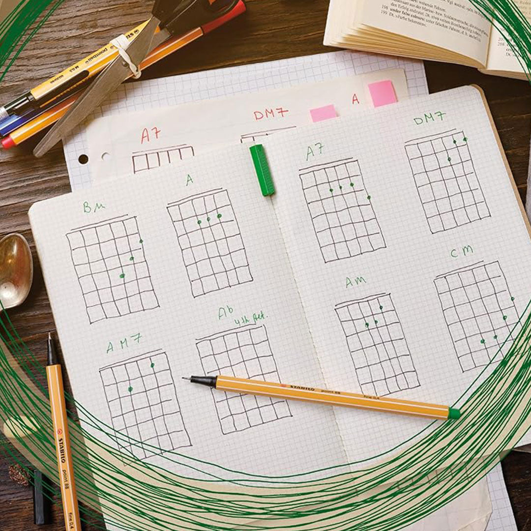 Stabilo | Point 88 | Fineliner | Blue | Pack Of 10 Stabilo