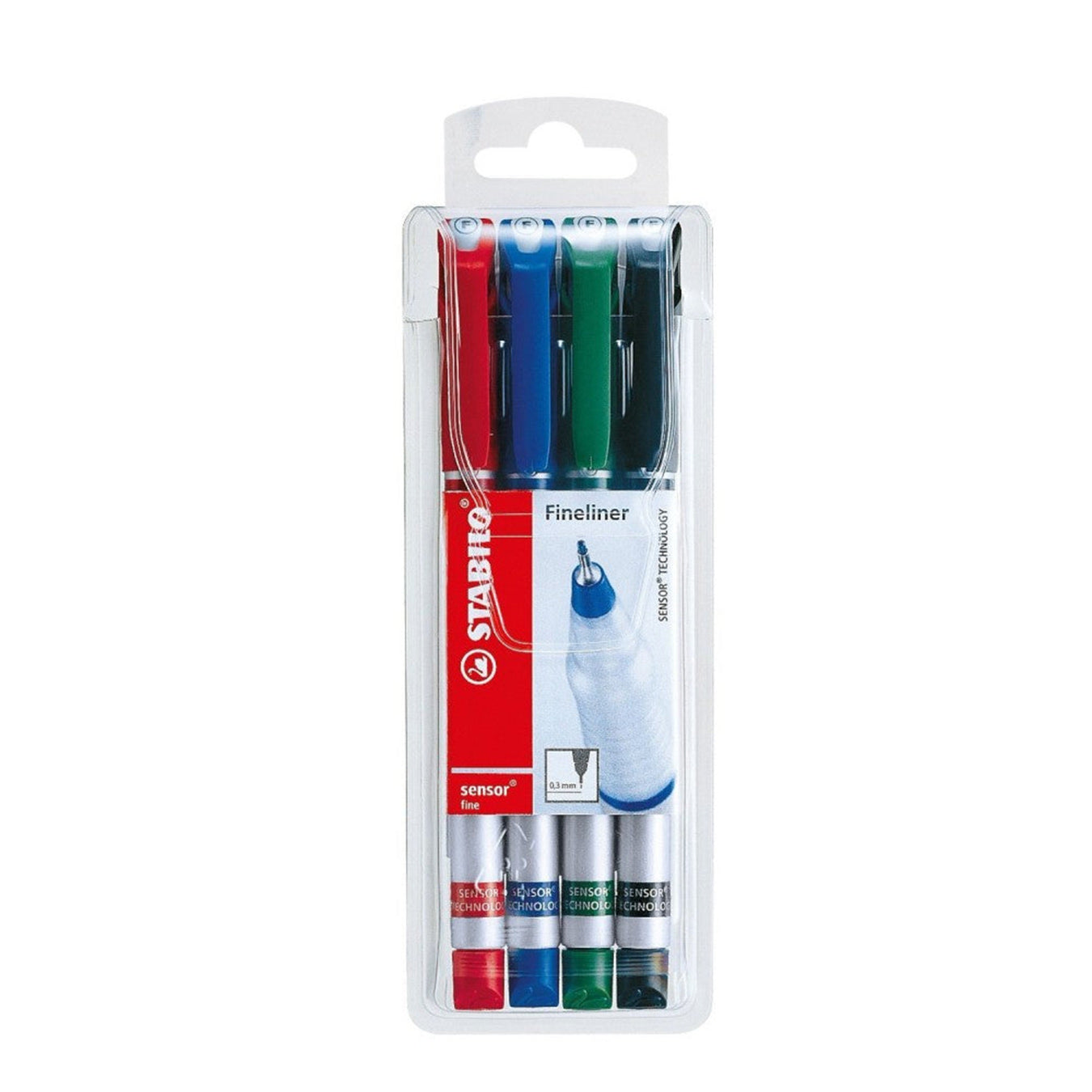 Stabilo | Sensor Pen | Fine Tip | Pack Of 4 Stabilo