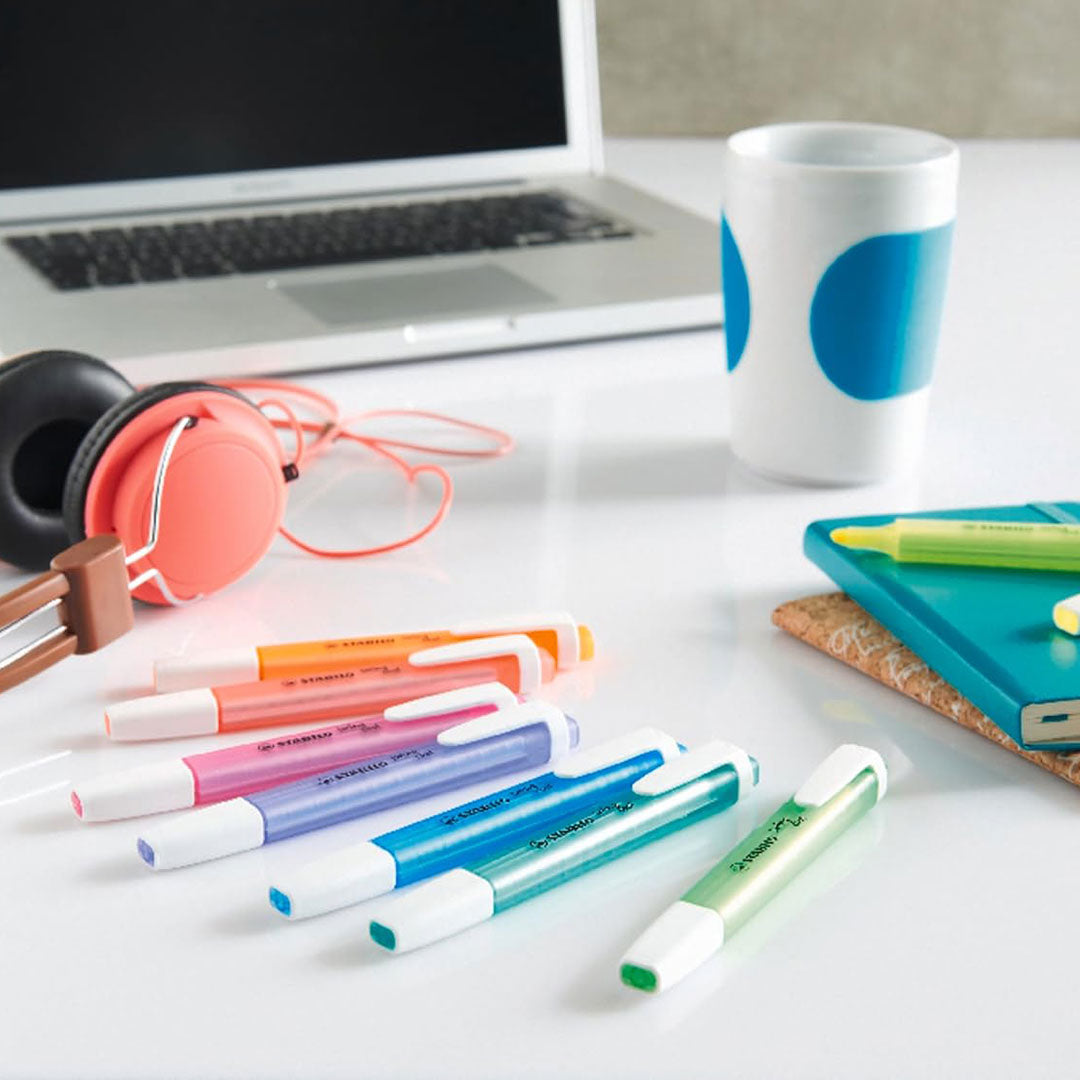Stabilo | Swing Cool | Assorted Colours | Box Of 6 | Highlighter Pen Stabilo