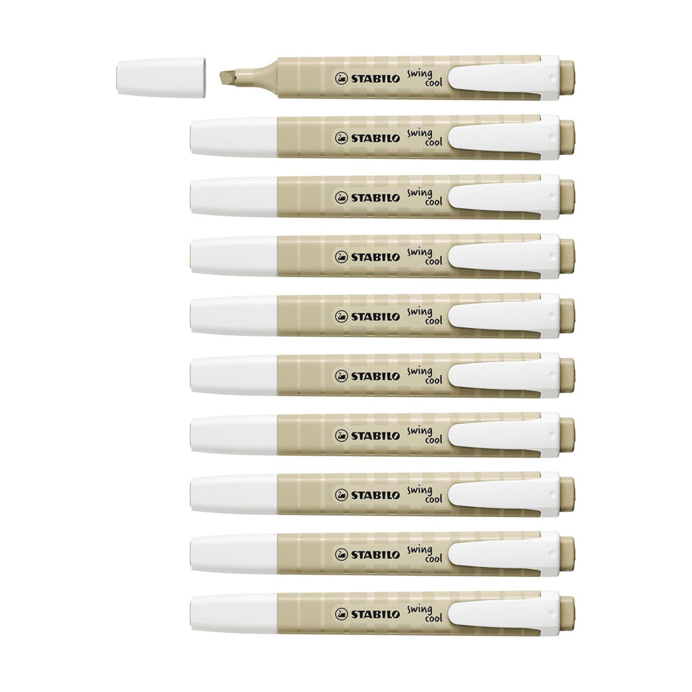 STABILO Swing Cool NatureCOLORS Highlighter - Mud Green (10 PCS) Stabilo