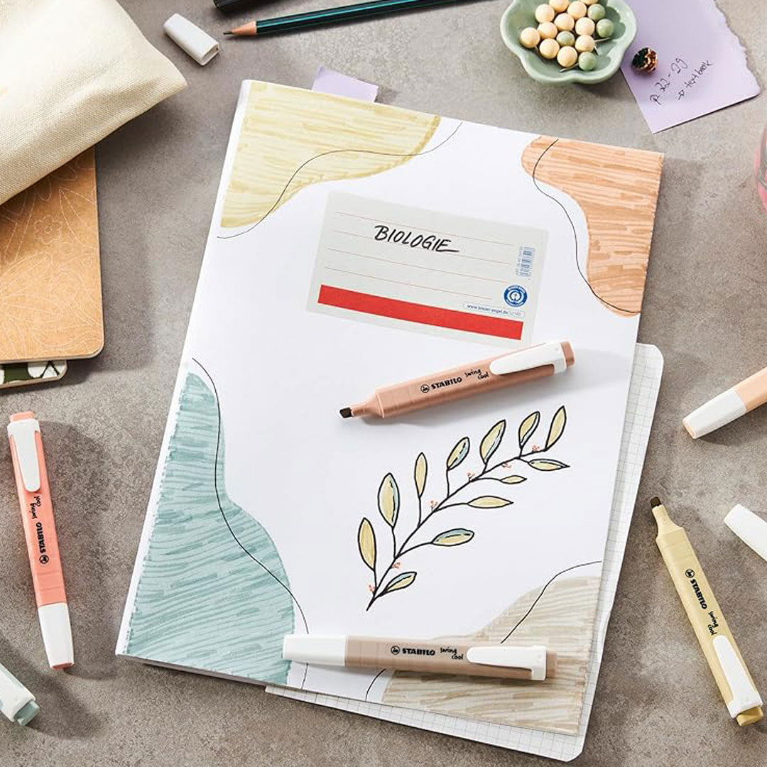 STABILO Swing Cool NatureCOLORS Highlighter - Sienna (10 PCS) Stabilo