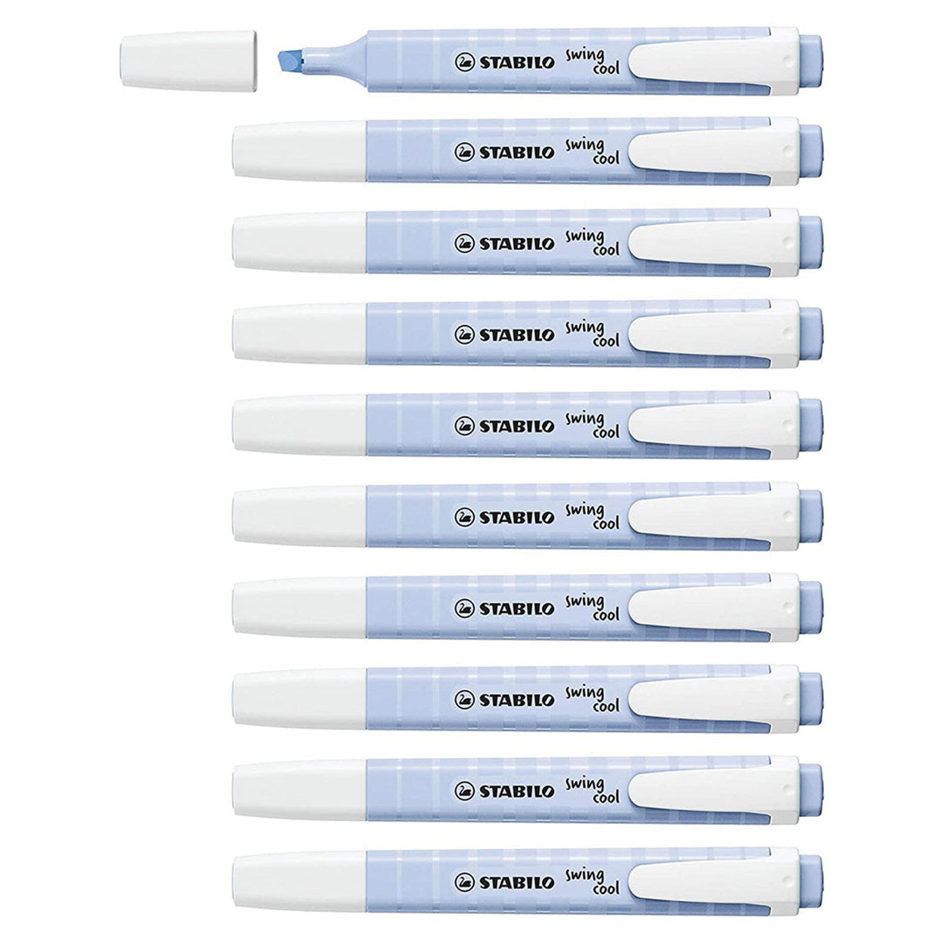 Stabilo | Swing Cool | Pastel | Cloudy Blue | Pack Of 10Pcs | Highlighter Pen Stabilo