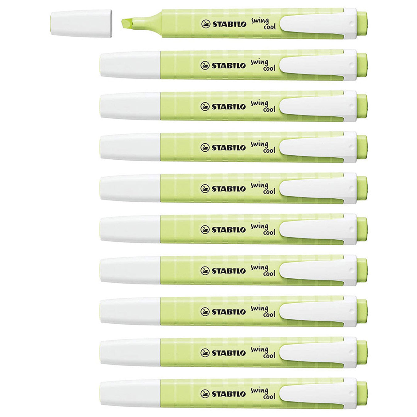 Stabilo | Swing Cool | Pastel | Dash Of Lime | Pack Of 10Pcs | Highlighter Pen Stabilo