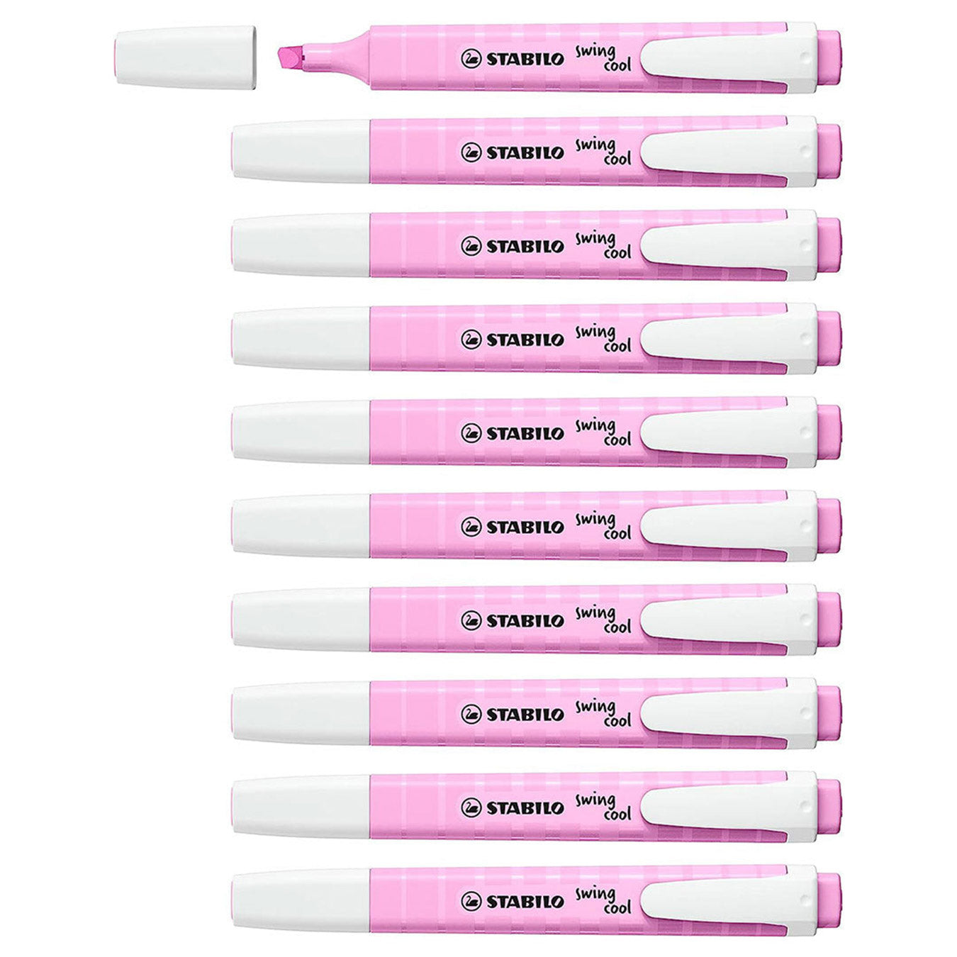 Stabilo | Swing Cool | Pastel | Fuchsia Frozen | Pack Of 10Pcs | Highlighter Pen Stabilo