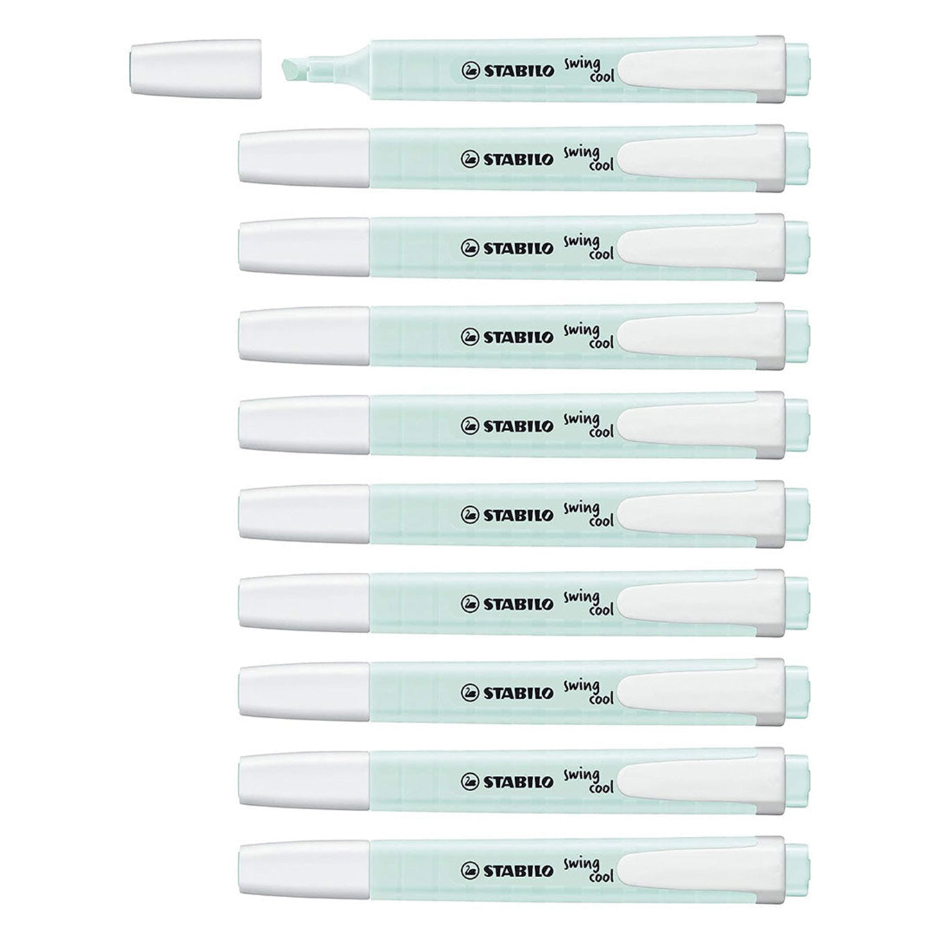 Stabilo | Swing Cool | Pastel | Turquoise | Pack Of 10Pcs | Highlighter Pen Stabilo