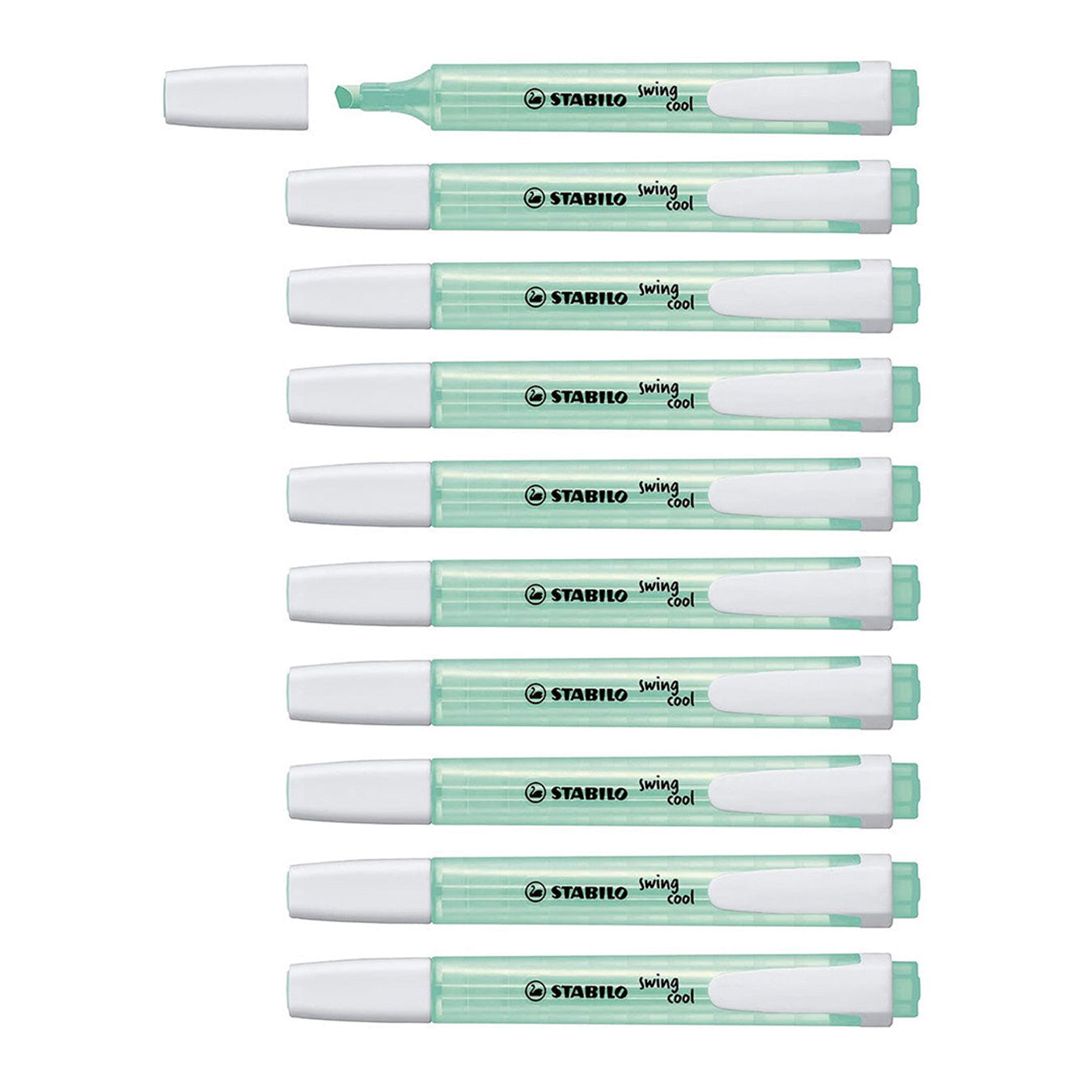 Stabilo | Swing Cool | Turquoise | Pack Of 10Pcs | Highlighter Pen Stabilo